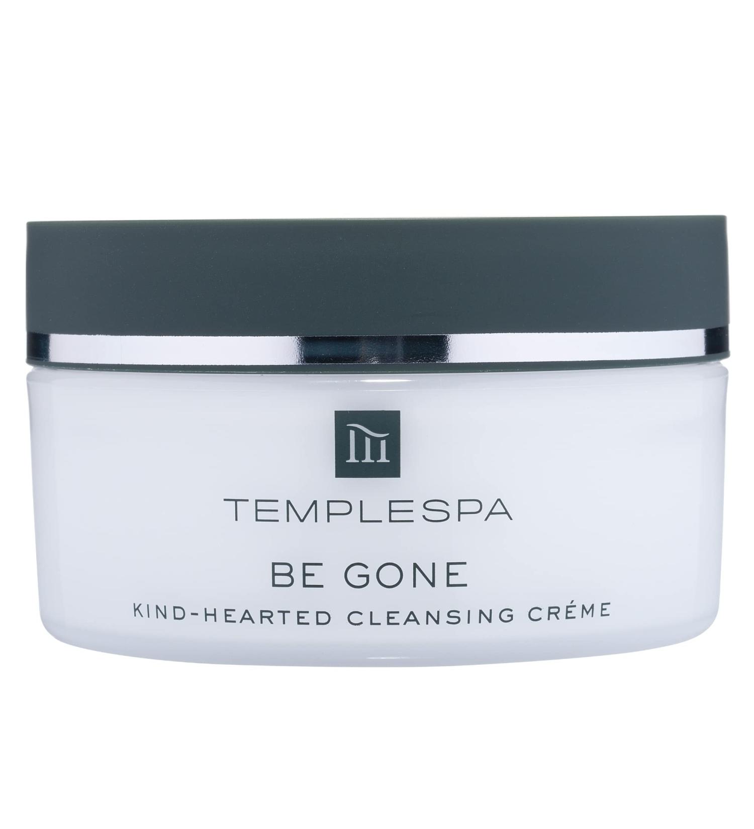 TEMPLESPA BE GONE Face Cleanser | Soothing Face Wash for Sensitive Skin | Vegan & Cruelty-Free | Natural Ingredients with Vitamins A & E | 5.0 fl. oz - Buy Online on GoSupps.com