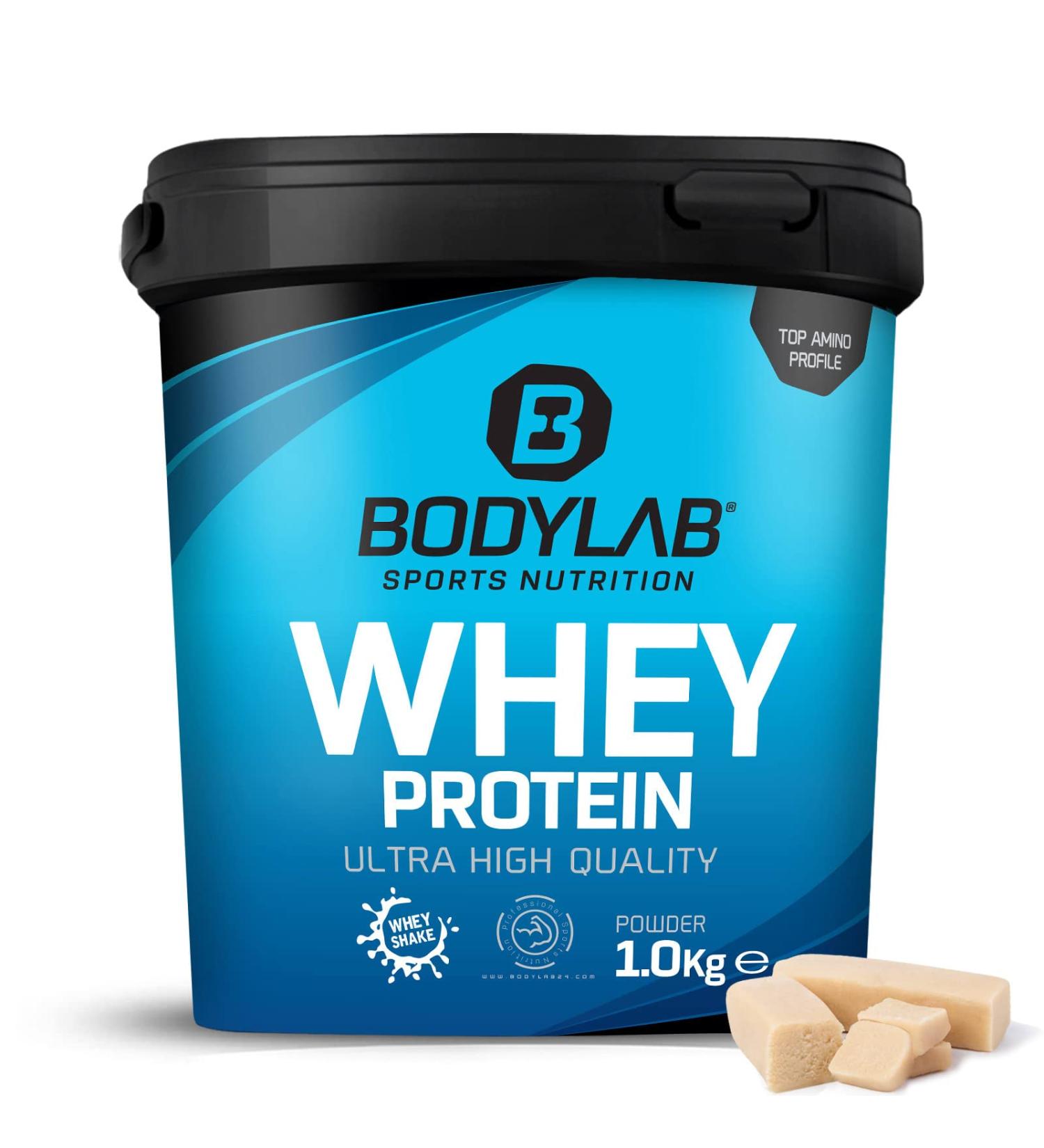 Bodylab24 Whey Protein Powder - Marzipan Flavor 1kg | Premium Quality Protein for Muscle Growth & Recovery - Buy Online on GoSupps.com