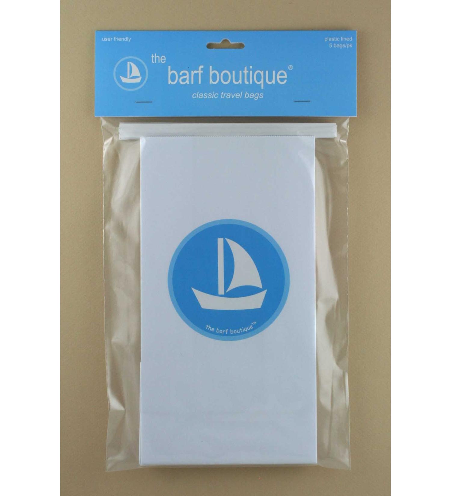 "Boat" Barf Bags - Travel & Motion Sickness Bags (5/pk)