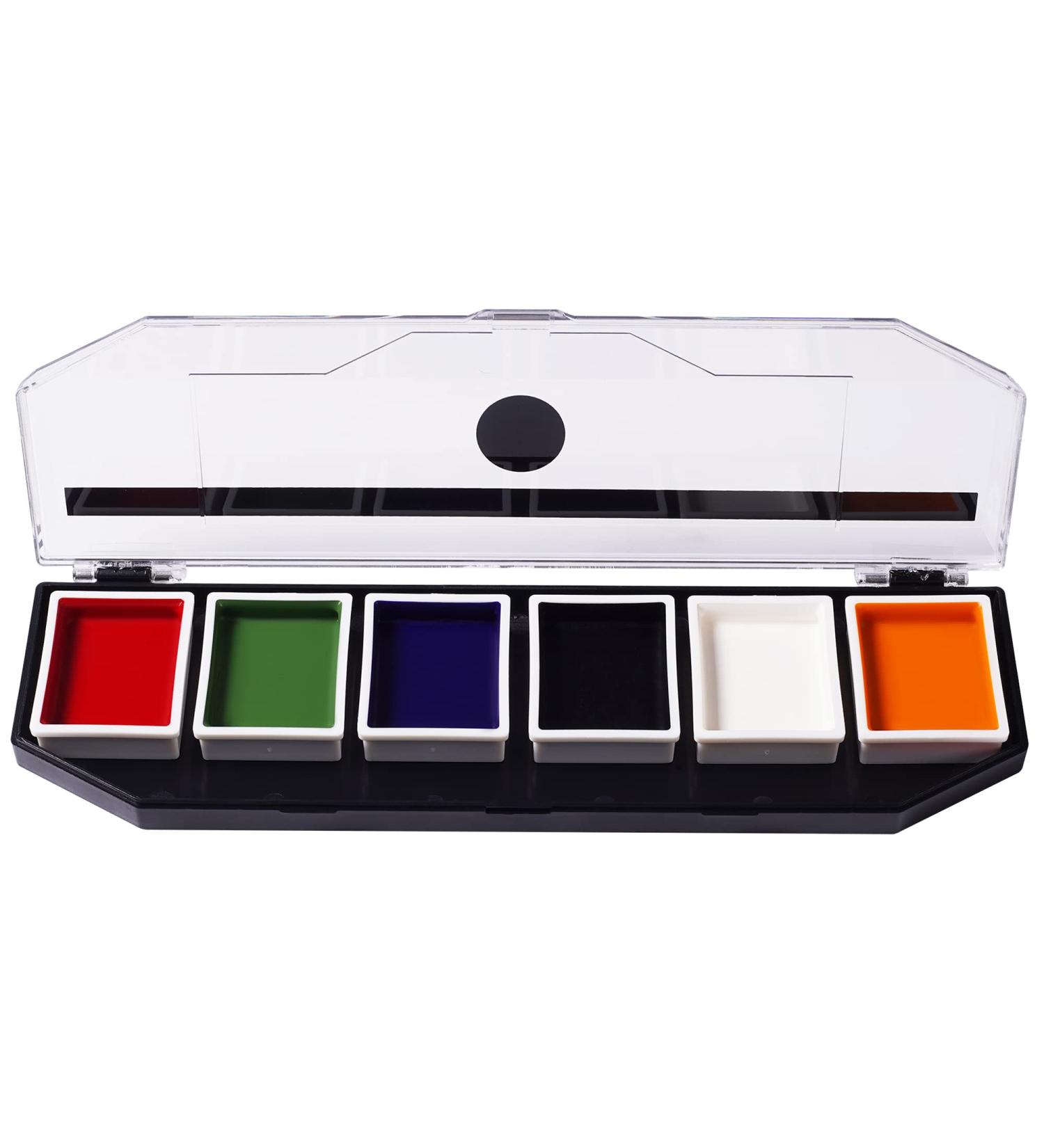 6 Color Waterproof Alcohol Activated Makeup Palette - Perfect for Professional Makeup Artists | International Shipping - Buy Online on GoSupps.com