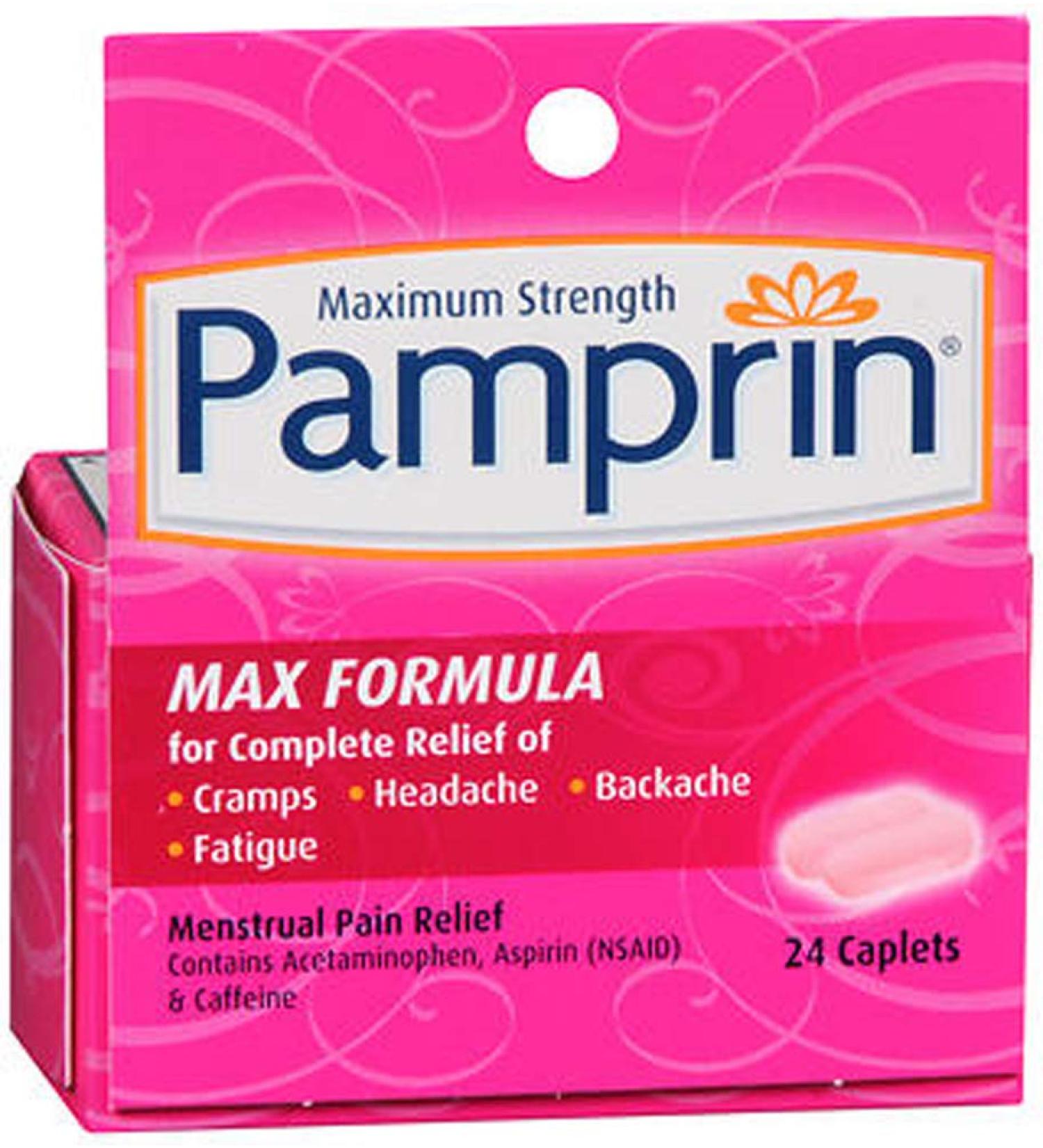 Pamprin Caplets Max Formula - 24ct