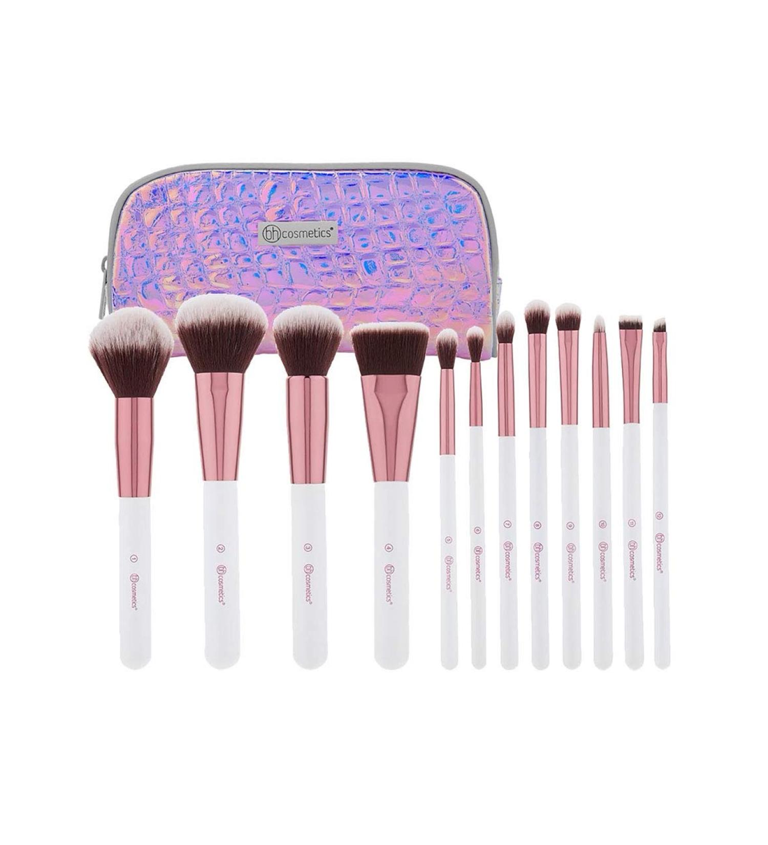 BH Cosmetics Crystal Quartz 12 Piece Brush Set