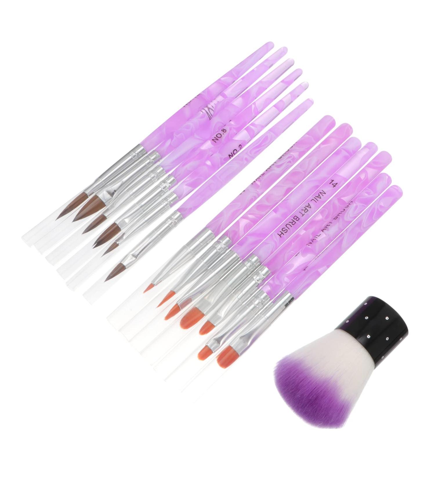 FRCOLOR Salon Manicure Pen Nails Set Dust Suit nail liner es Nail Art Pens nail drawing nail art nail kits nail painting nails kits manicure 3d Acrylic rod nylon Art Nail Art DIY Pen - Buy Online on GoSupps.com