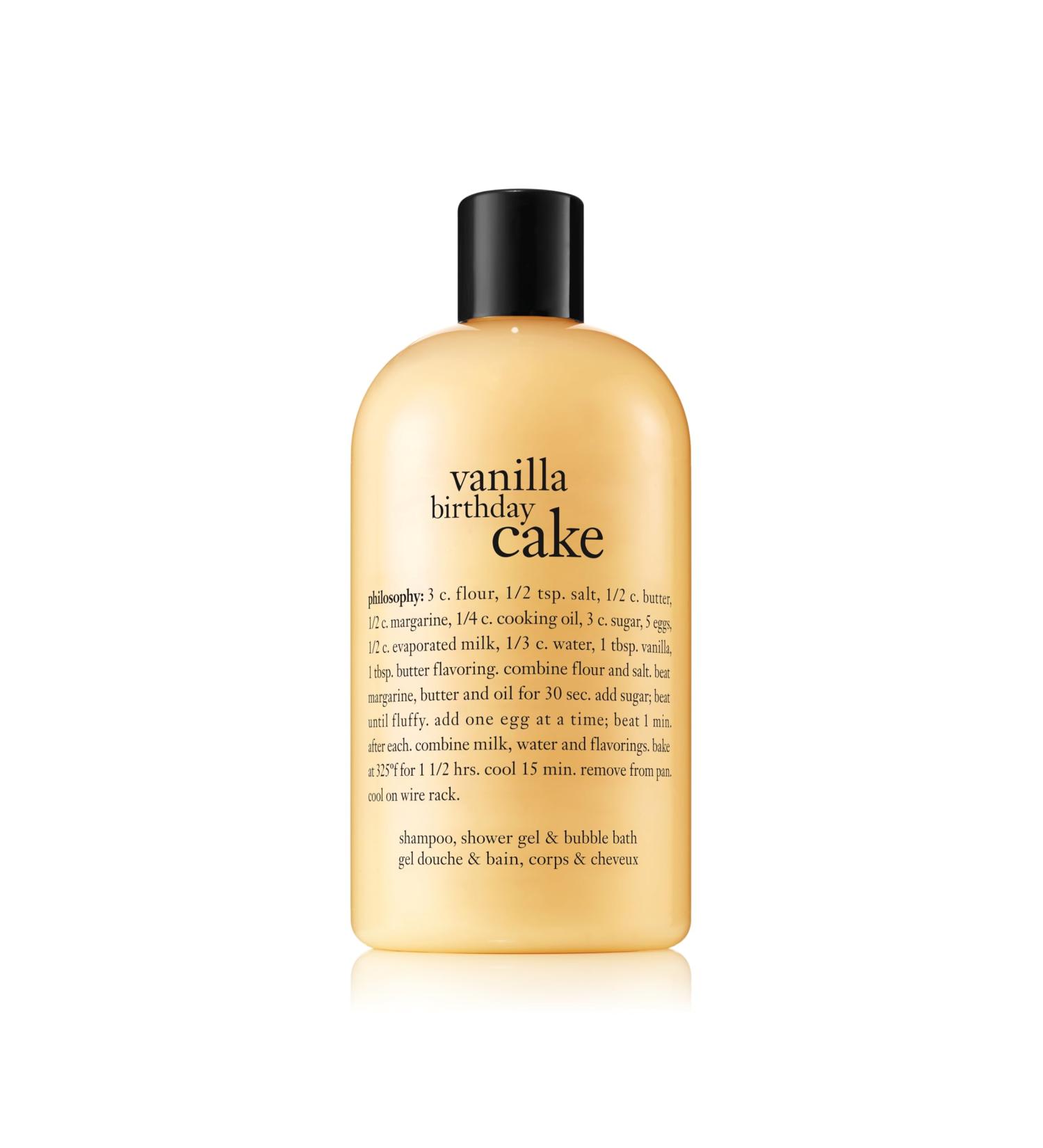 Philosophy Vanilla Birthday Cake Shower Gel 480ml - Bubble Bath & Body Wash - Buy Online on GoSupps.com