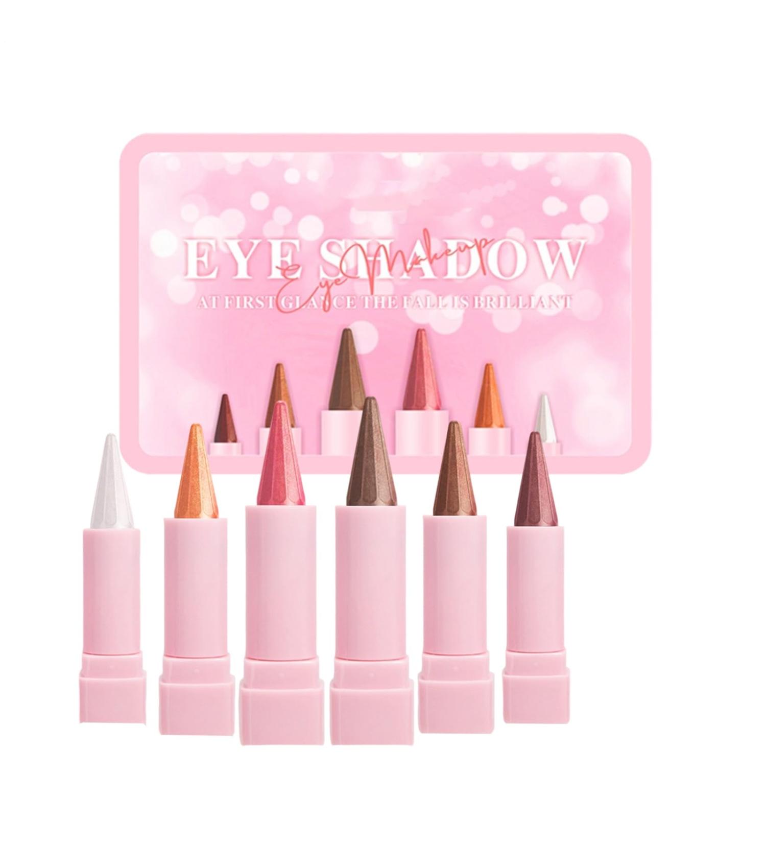 Eye Liner Paillet | 6 Pi ces Maquillage Facial - Crayon Maquillage Paupi res Pour Femmes Et Filles Amateurs De Beaut Fans De Cosplay Performers tudiants F te Mariage Spectacle - Buy Online on GoSupps.com