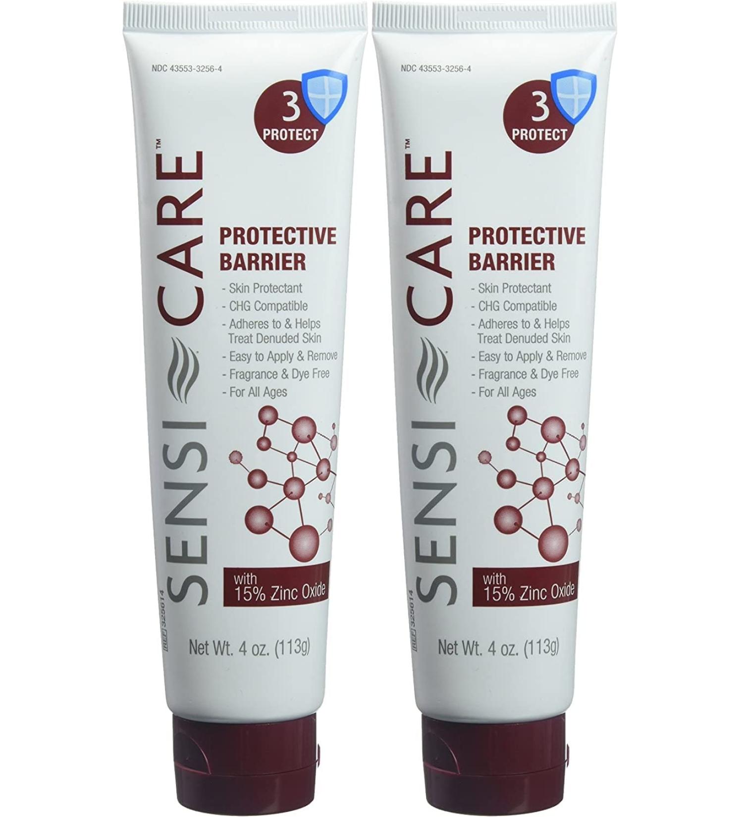 Sensi-Care Protective Barrier Cream 4 oz (Pack of 2) - Ideal for Skin Protection | International Shipping Available - Buy Online on GoSupps.com