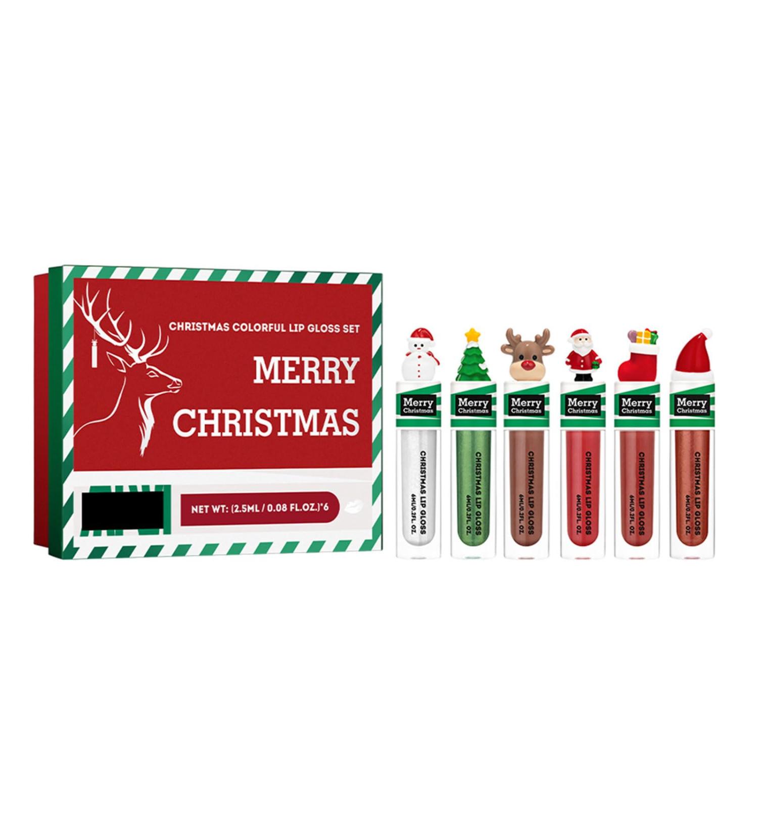 Lot de 6 rouges l vres hydratants mats pour No l - Brillant l vres color - Imperm able - Tint - Buy Online on GoSupps.com