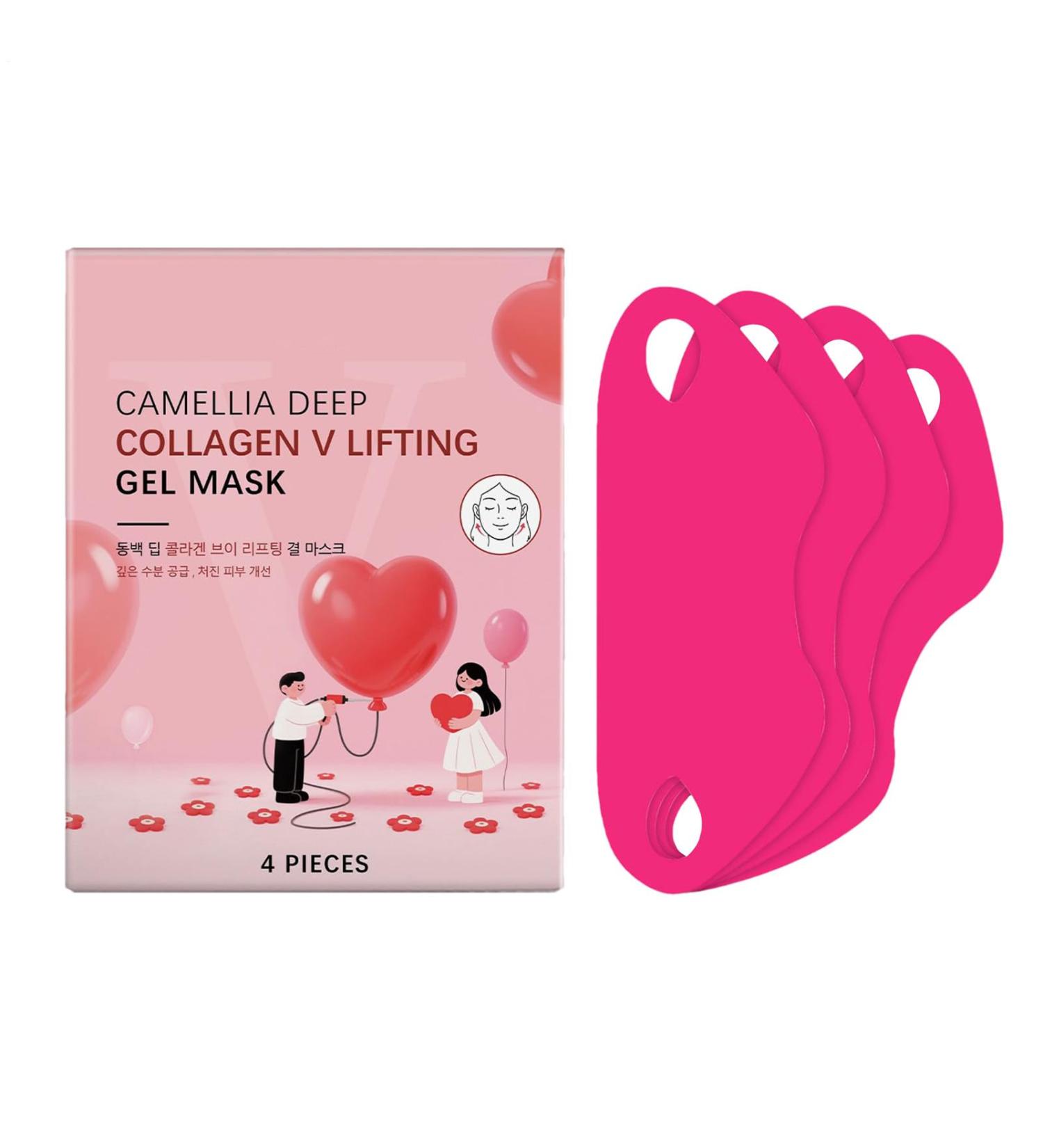 Chin mask for tightening and strengthening Lifting Gel Masque Facial reducer for jaw contour firming rejuvenating double skin elasticity tightening - Buy Online on GoSupps.com