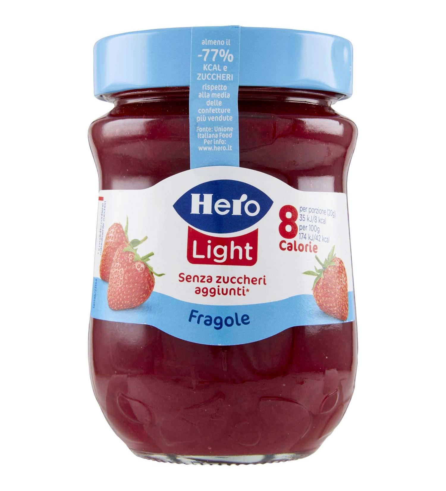  Hero Hero Light Strawberry Jam 280g - Buy Online on GoSupps.com