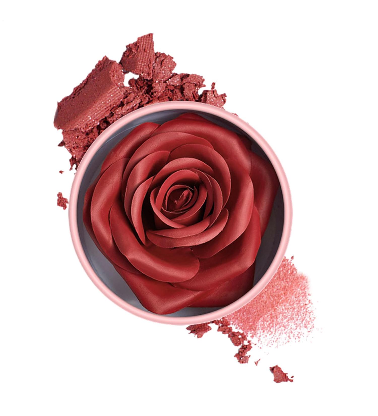 Cheek Red - 3D Rose Petal Highly Pigmented Long Lasting | Buildable Easy Optics Events Pink Blush Powder Makeup Cosmetics Face Mixable Pro Permanent Matte - Buy Online on GoSupps.com