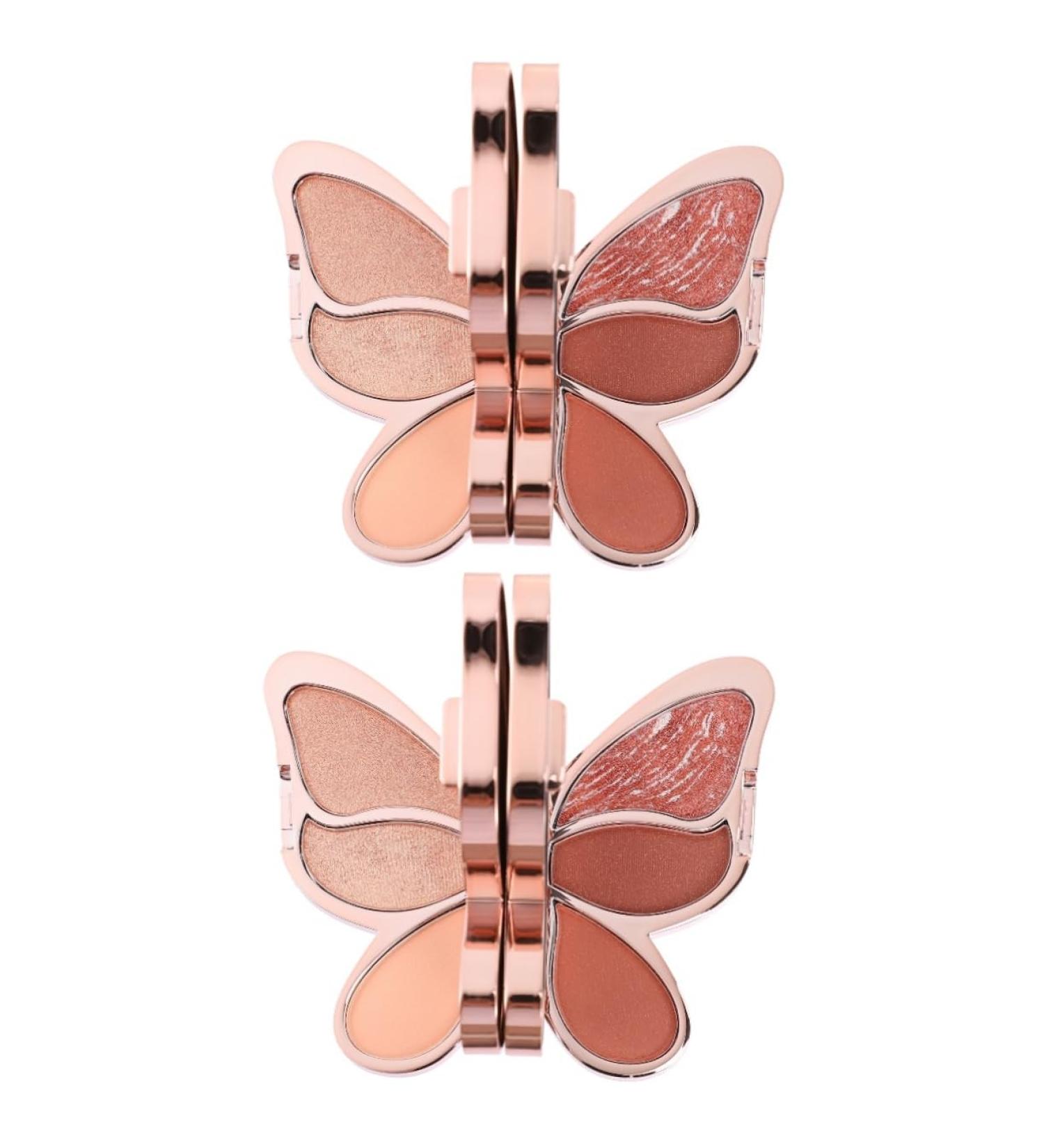 FOMIYES 2 Pcs Eyeshadow Palette Shimmer Eyeshadow Glitter Eye Shadow Makeup Supply Tray Girl Make up 1 count (Pack of 1) As Shown 1x2pcs - Buy Online on GoSupps.com