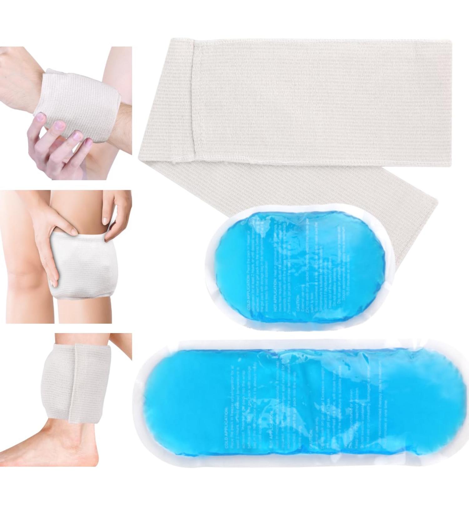 Buy Hilph K hlpads Reusable Gel | Multifunctional Heat & Cold Therapy Packs for Sports Injuries | Velcro Fasteners | Perfect for Wrist Knee & Ankle Large & Small Sizes - Buy Online on GoSupps.com