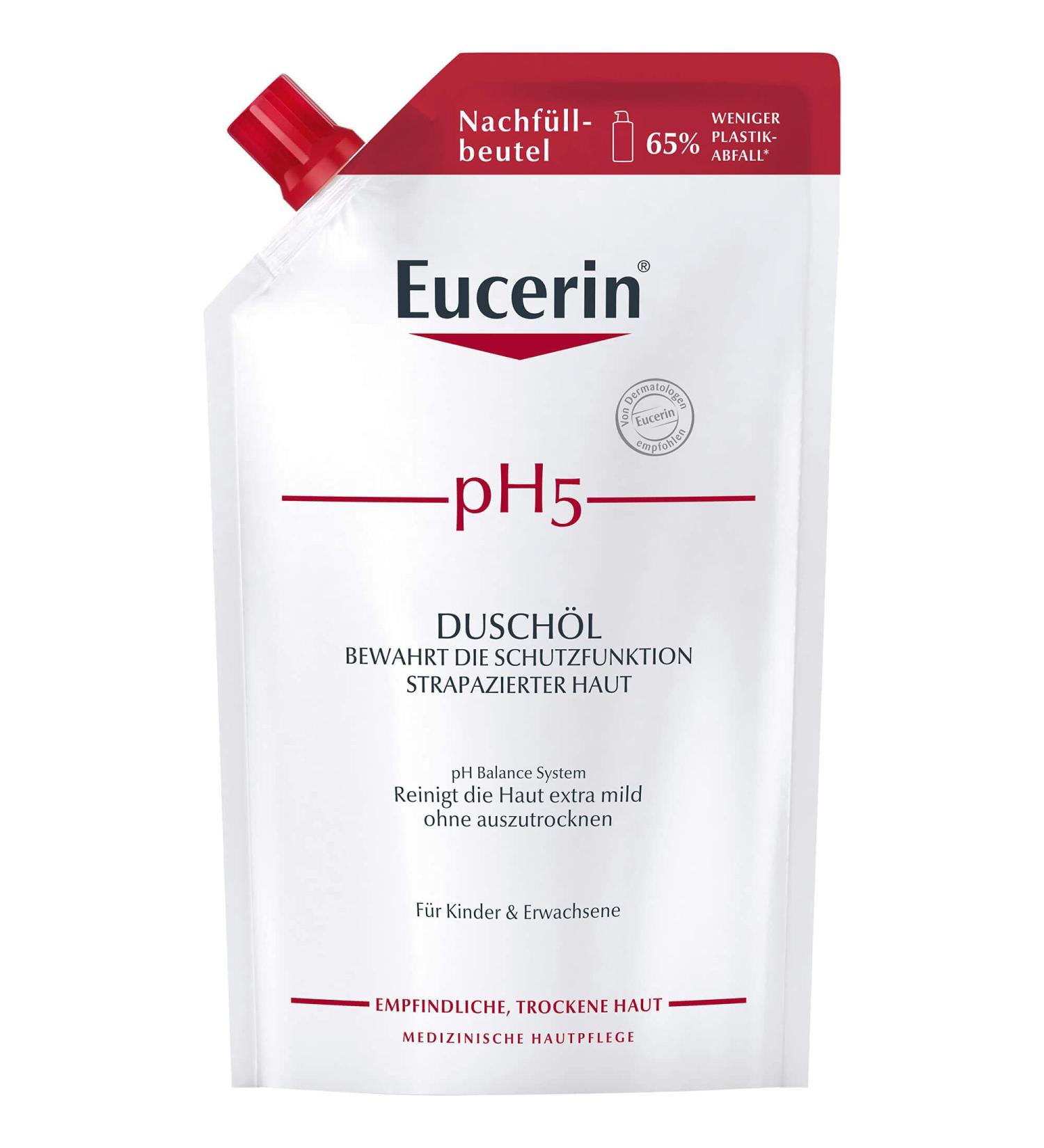 Eucerin pH5 shower oil refill bag 400 ml gel