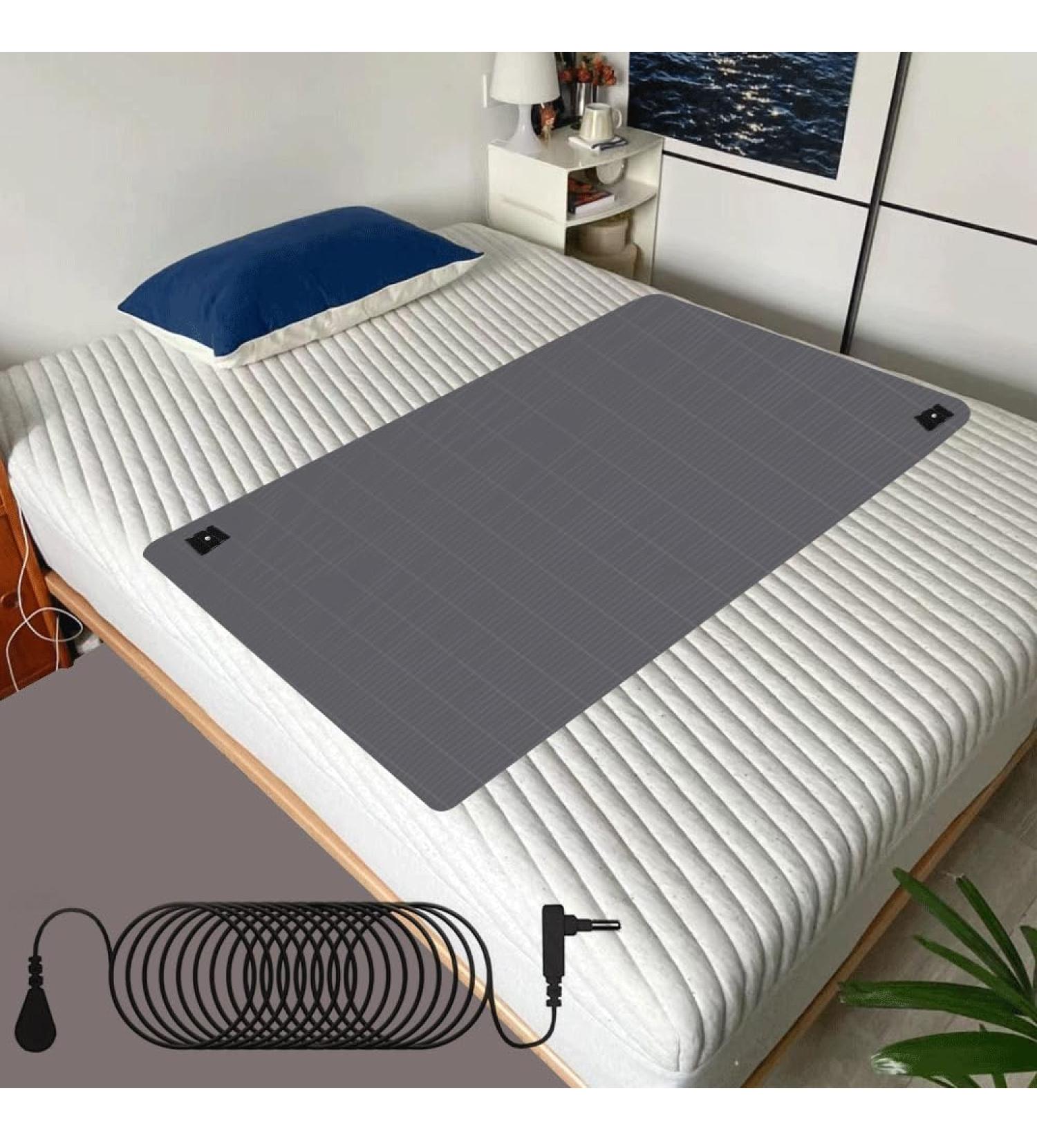 Grounding Sheet for Earthing Grey Grounding Sheet for Less Stress and Better Sleep Grounding Sheet for Sleeping (36" 91") 36" * 91" - Buy Online on GoSupps.com