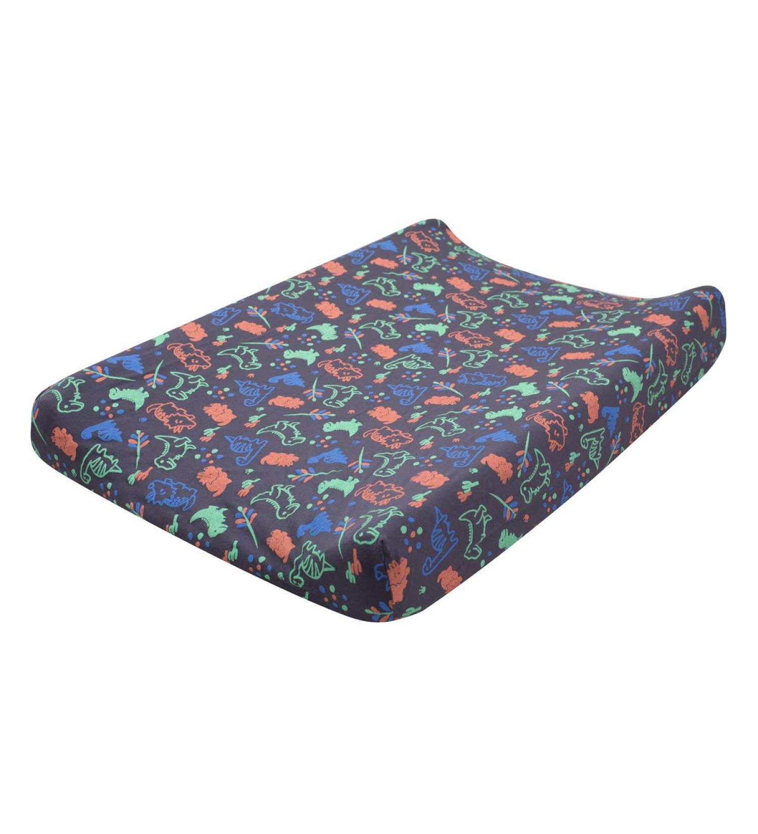 JYOKO KIDS Happy Dino Changing Mat Cover - 80 x 50 CM | Soft & Stylish for Infants | International Shipping Available - Buy Online on GoSupps.com