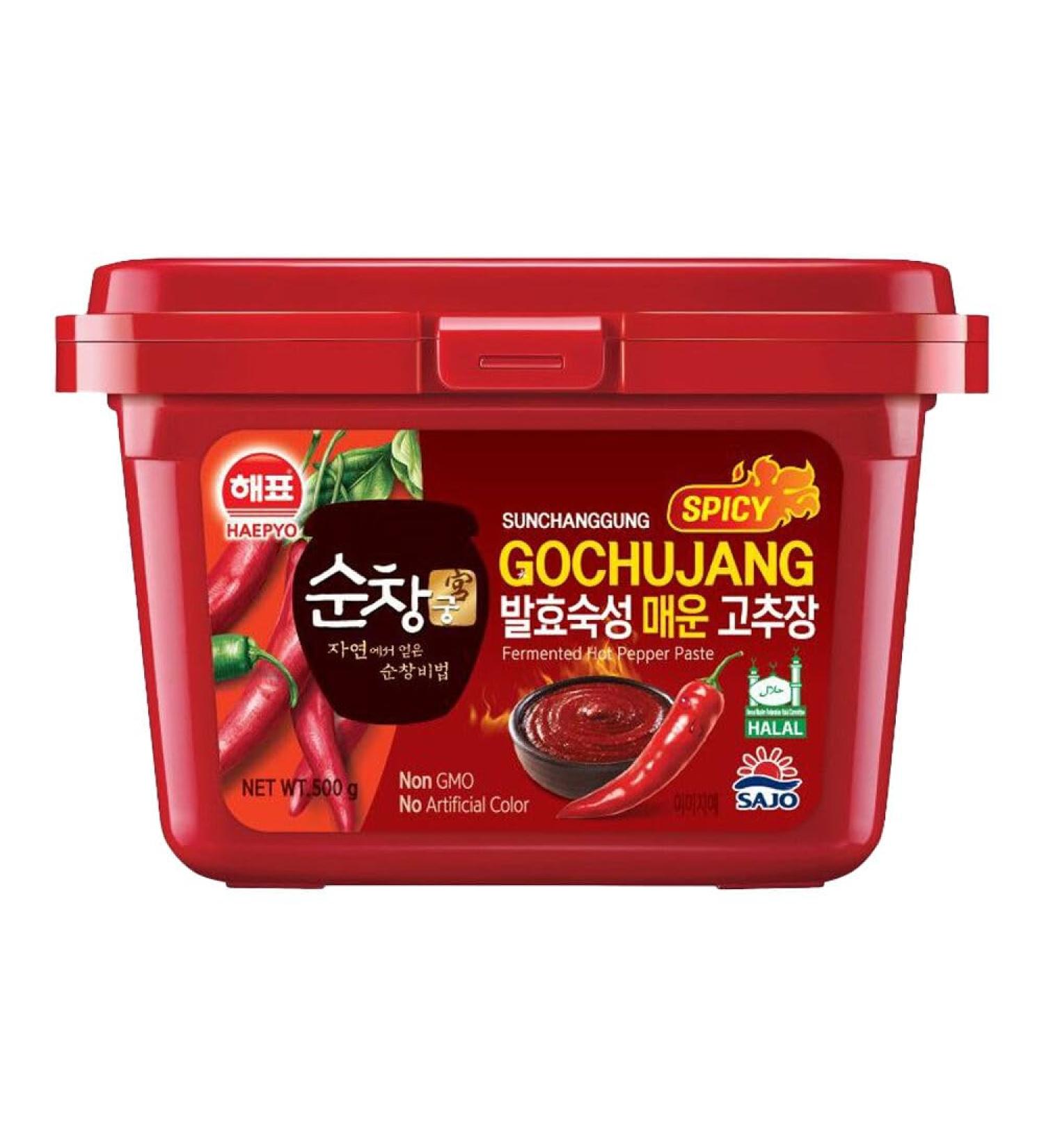 Sajo Haepyo SunchangGung Korean Spicy Hot Pepper Chilli Paste Gochujang 500g HALAL (Pack of 1) - Buy Online on GoSupps.com