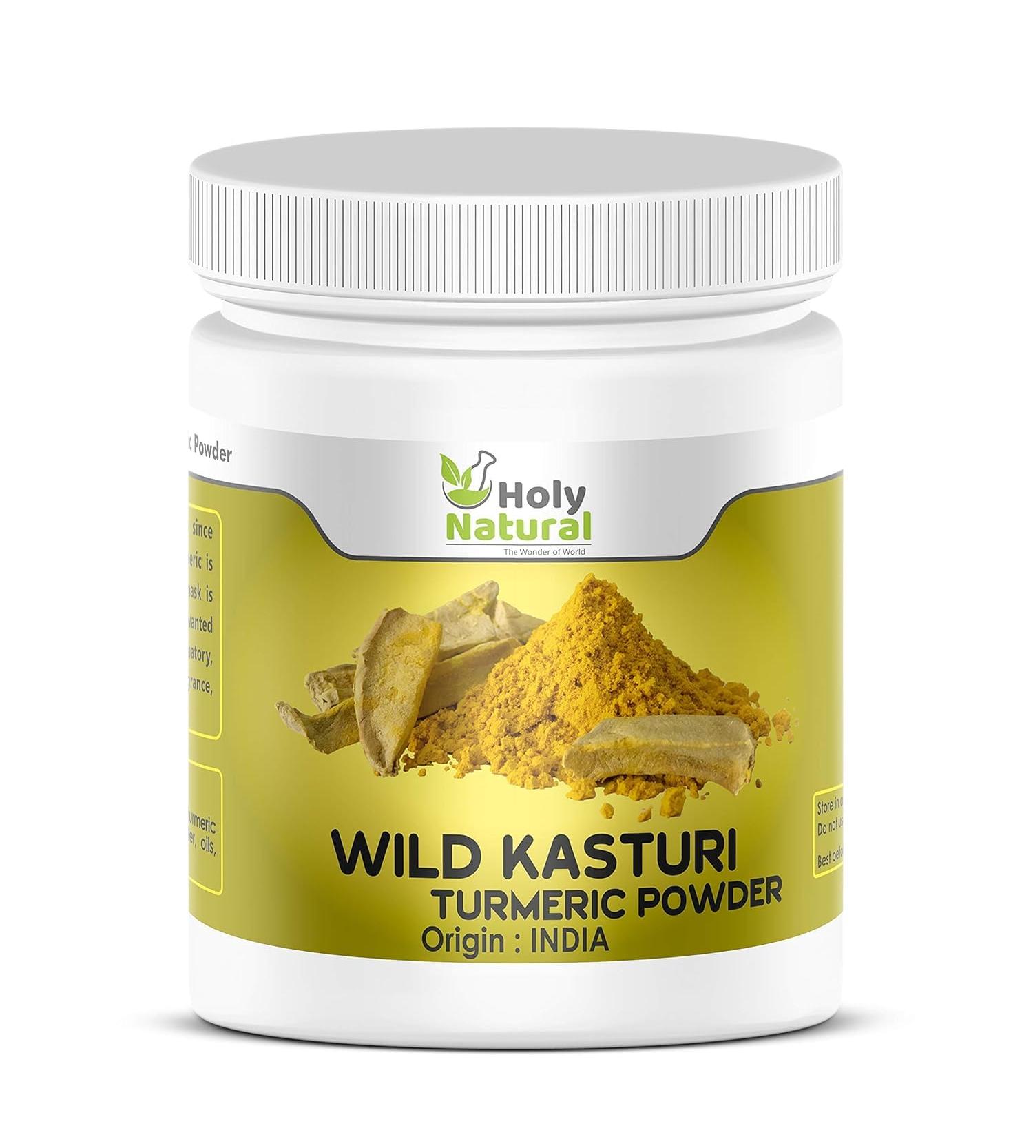 YANG Wild Turmeric Powder Kasturi 100g | Kasturi Manjal Jangli Haldi Turmeric Aromatica Powder |