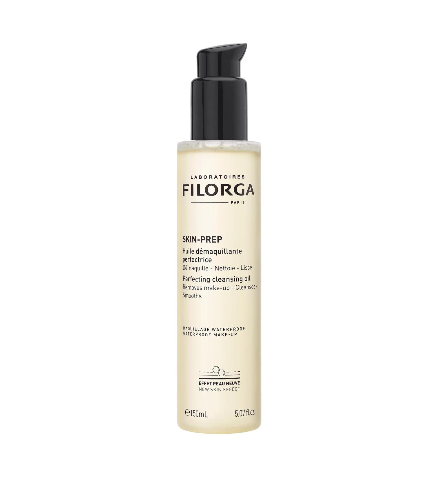 Filorga Skin-Prep Cleansing Oil - Makeup Remover with Omega-6 & Papain Enzymes | Deep Cleanse & Remove Makeup | 5.07 fl. oz - Buy Internationally - Buy Online on GoSupps.com