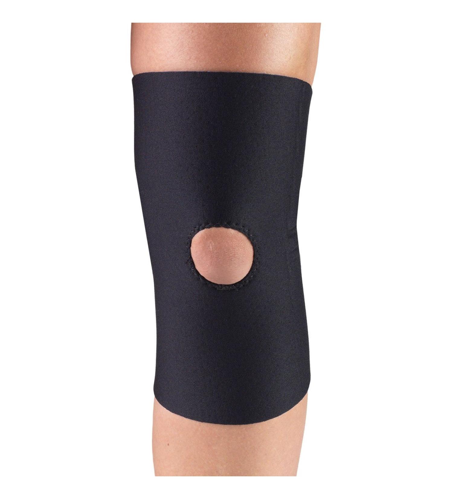 OTC Knee Support Open Patella Neoprene Brace for Pain Relief | Medium Black | Fast International Shipping - Buy Online on GoSupps.com