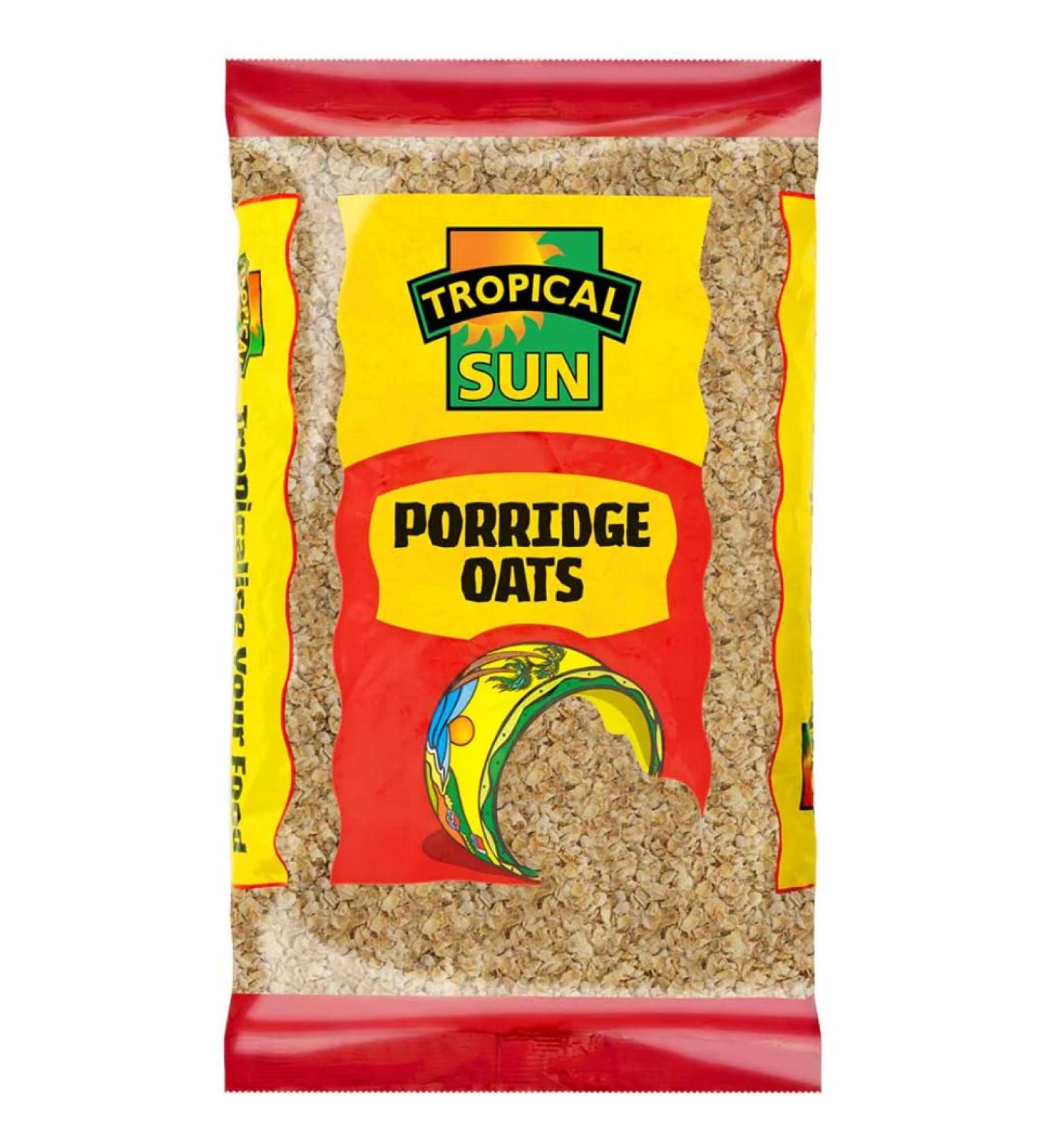 4 x Tropical Sun Porridge Oats 1 x 3kg