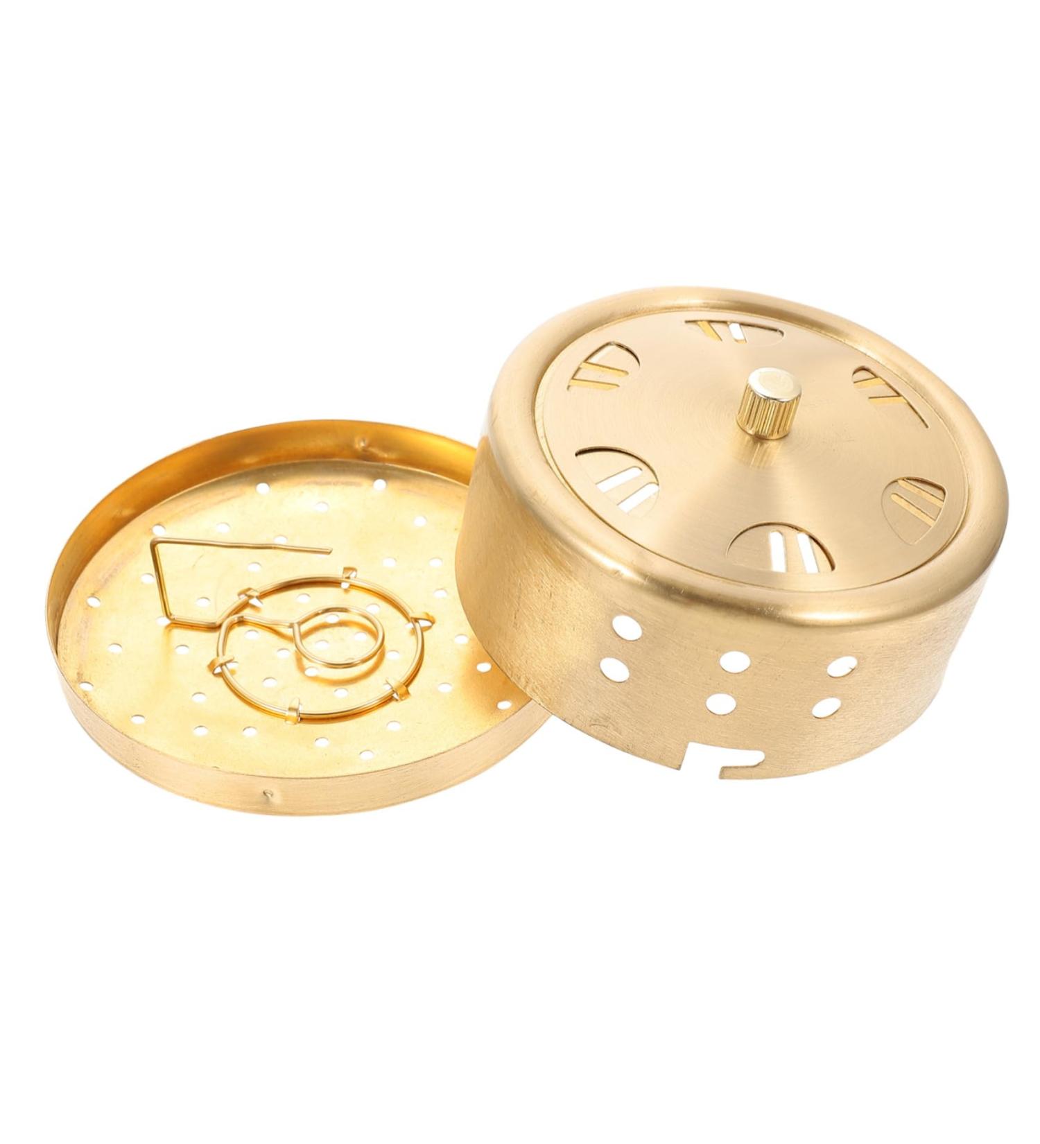 Lalafina Smoke-Free Moxibustion Box - Metal Container Holder for Mox Guns & Clips | Portable Moxa Burner with Adjustable Copper Bracket - Buy Online on GoSupps.com