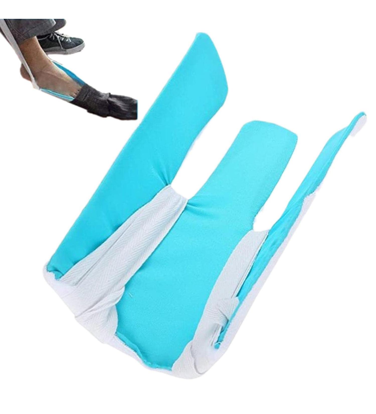 Sock Aid Easy on Easy Off - Easy on Sock Aid Tool Stocking Slider Sock Helper - Professional Sock Dressing Aid Comfortable Pulling Assist Device for Pregnant Seniors Rowces Lake Blue - Buy Online on GoSupps.com