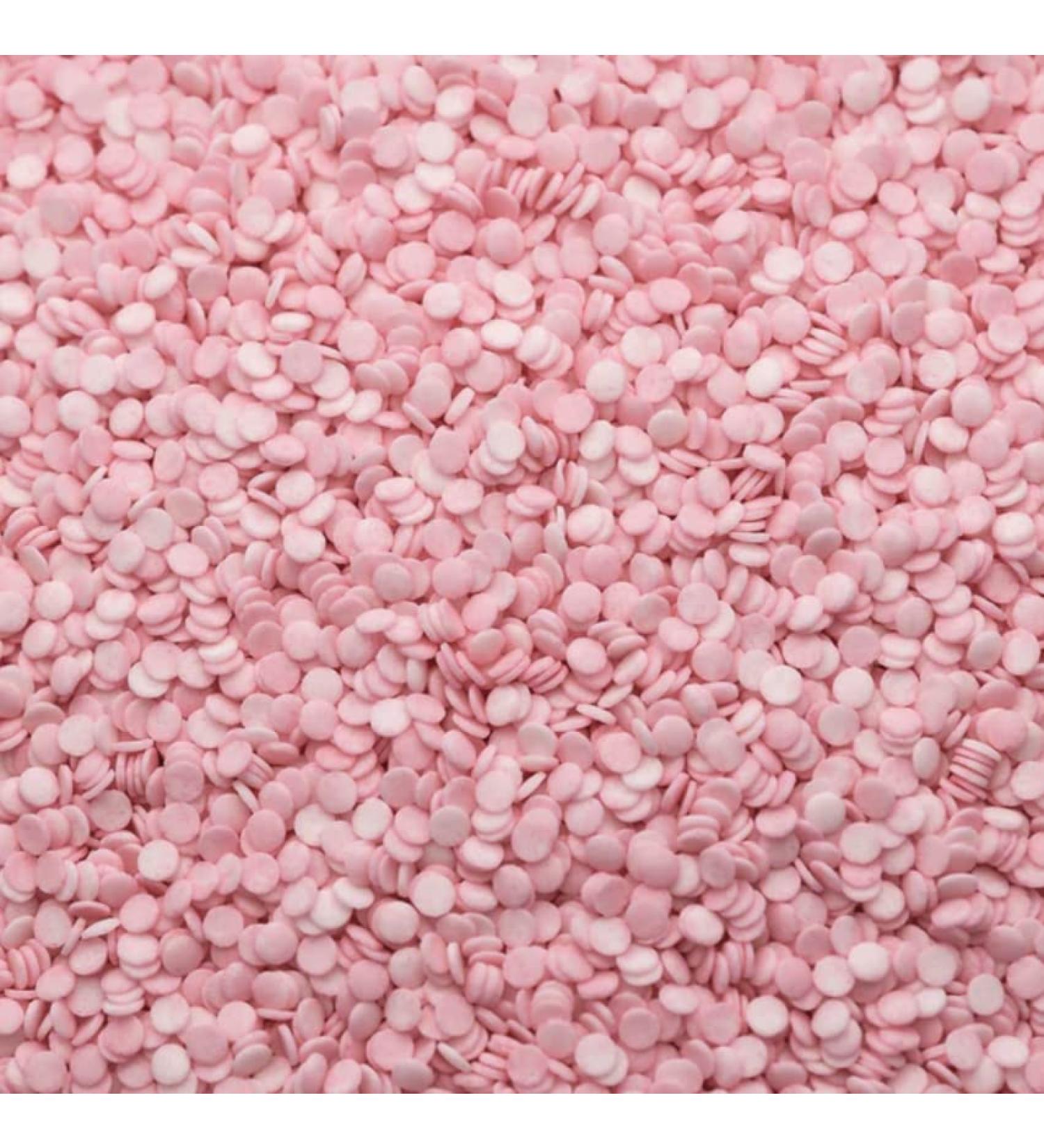 Natural / Vegan Edible Confetti Cake Sprinkles Pink Cupcake Decorations 25g