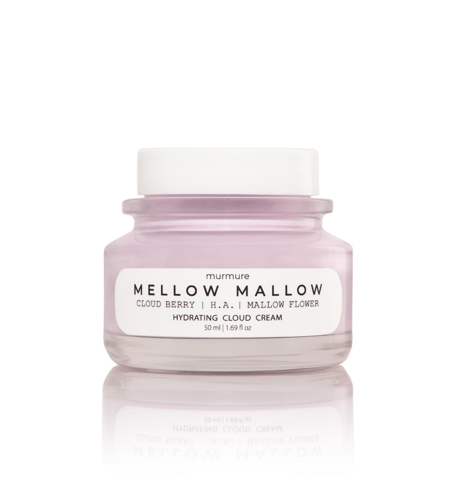 Murmure Mellow Mallow Hydrating Daily Face Cream - Lightweight Moisturizer & Primer with Cloud Berry & Hyaluronic Acid for All Skin Types - 1.69 oz - Buy Online on GoSupps.com