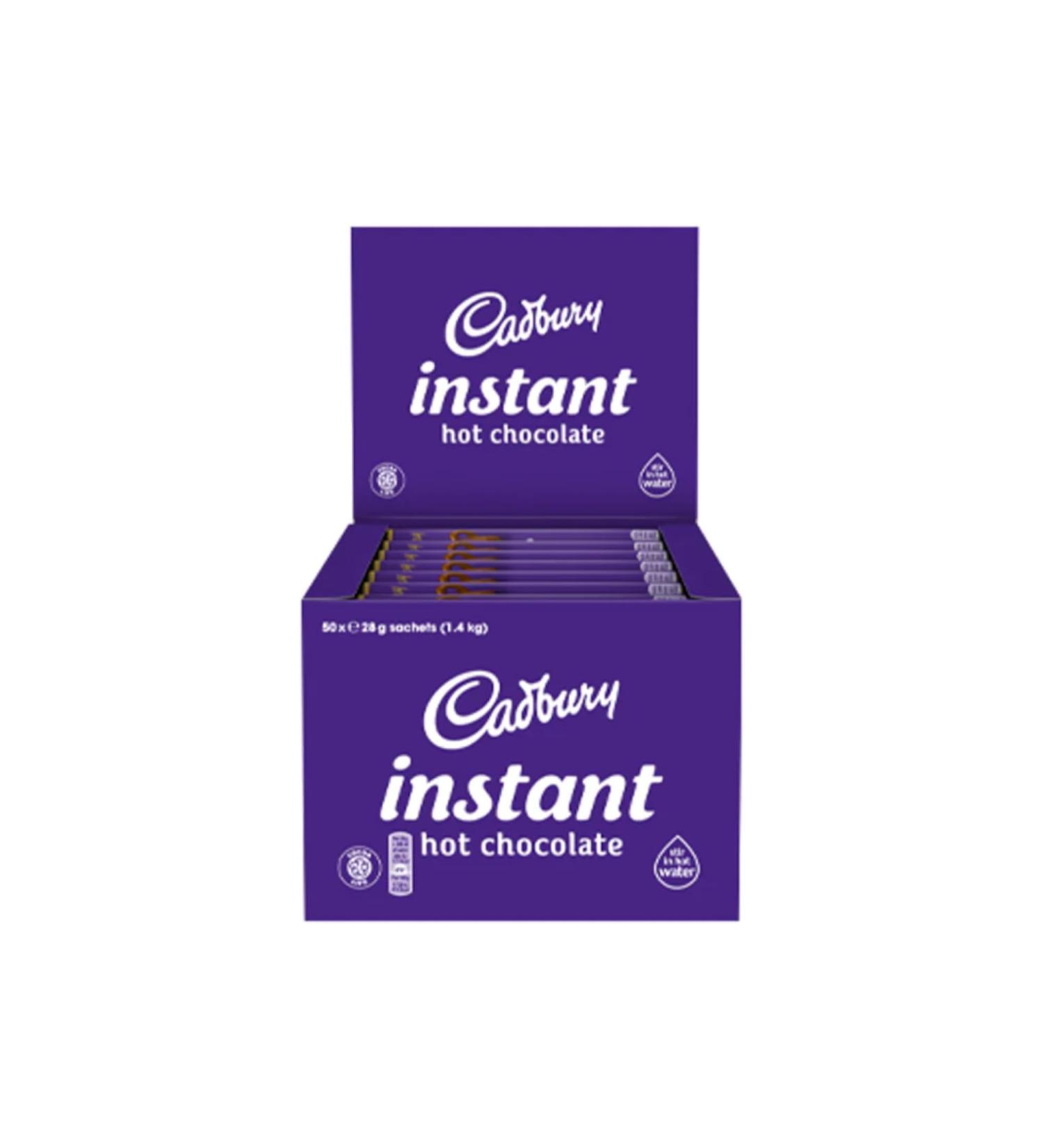 Cadbury Instant Hot Chocolate Sticks 2x50x28g - Buy Online on GoSupps.com