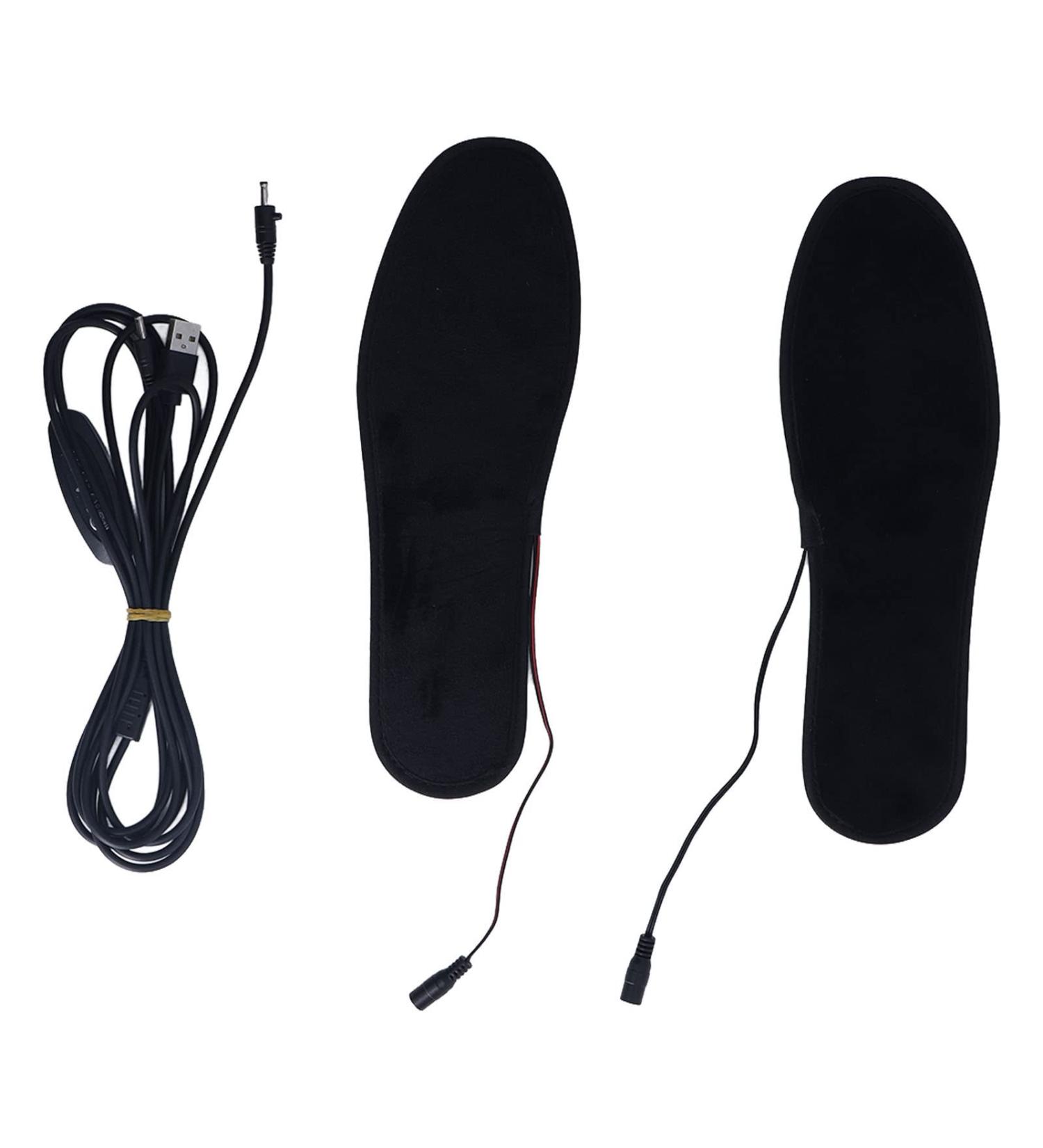 Heated Insole USB - Adjustable Carbon Fiber Insoles | 40-50 Temp | 3 Gears Heating | Cuttable | Men and Women (Size 43-44) - Buy Online on GoSupps.com