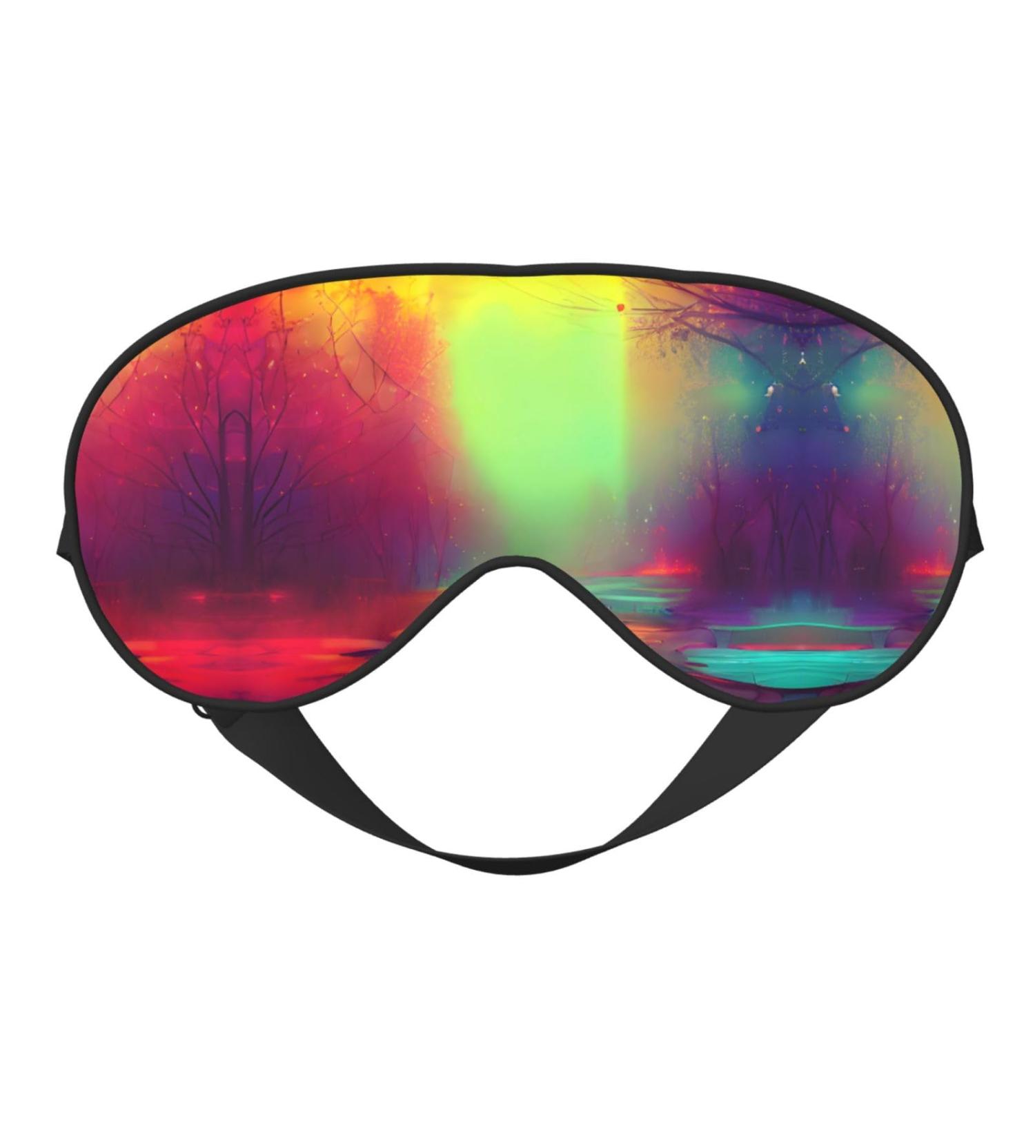 Dream Colorful Soft Sleep Eye Mask Female Breathable Eye Patch Perfect for Travel and Relaxation - Buy Online on GoSupps.com