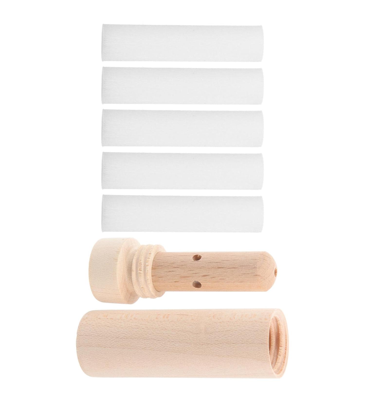 Healifty Refillable Wood Nasal Inhaler for Aromatherapy - Fragrance Sniffing Tubes - Buy Online on GoSupps.com