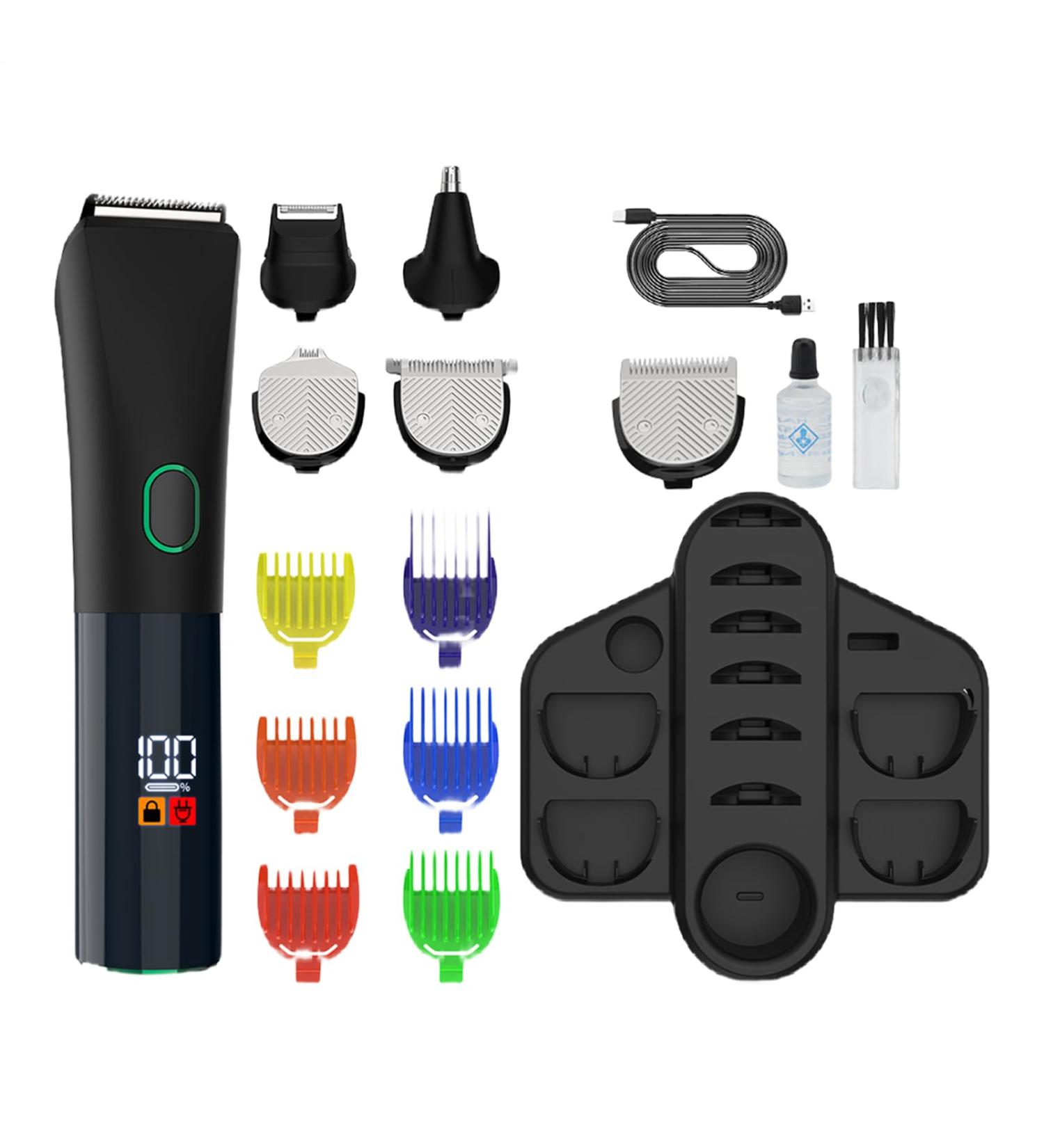 Beard trimmer for men beard shaver and hair clipper for men waterproof hair trimmer and shaver for face body and mustache - Buy Online on GoSupps.com