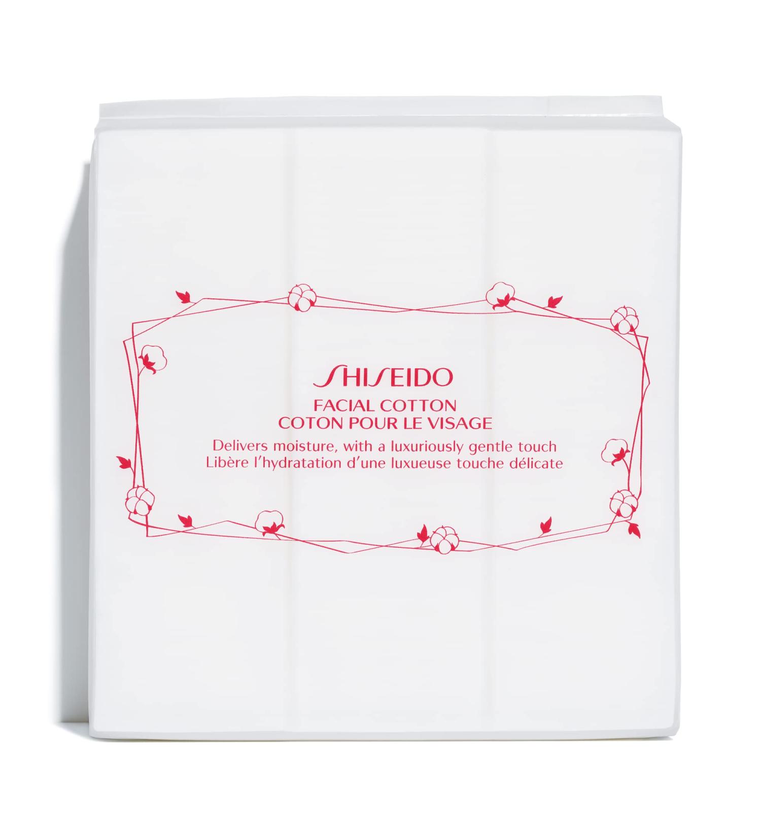 Shiseido 100% Natural Facial Cotton for Skincare, 1 Pack of 165 Sheets
