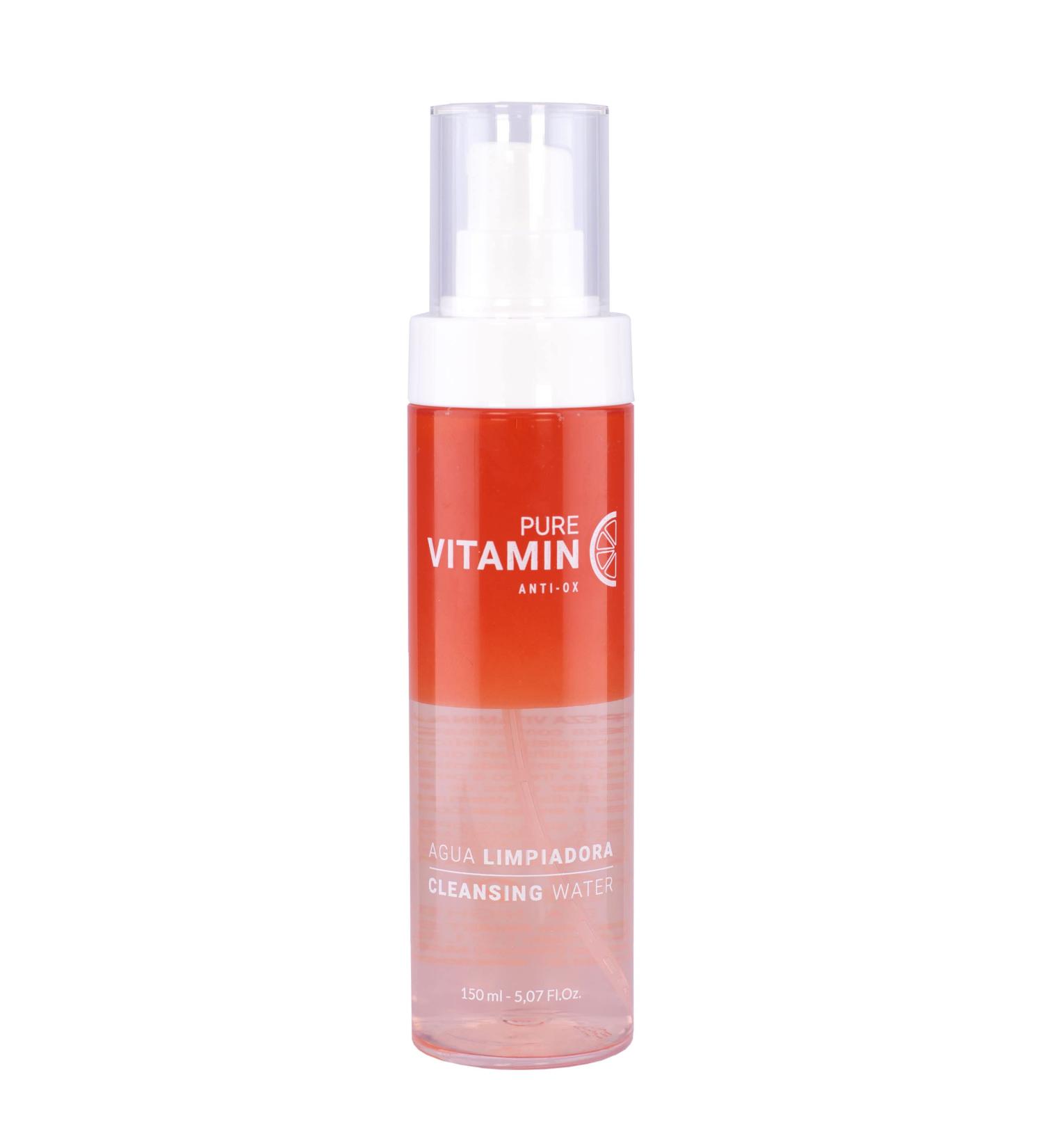 Day and Night Vitamin C Antioxidant Facial Cleanser | 150ml | Biphasic Formula for All Skin Types | International Shipping Available - Buy Online on GoSupps.com
