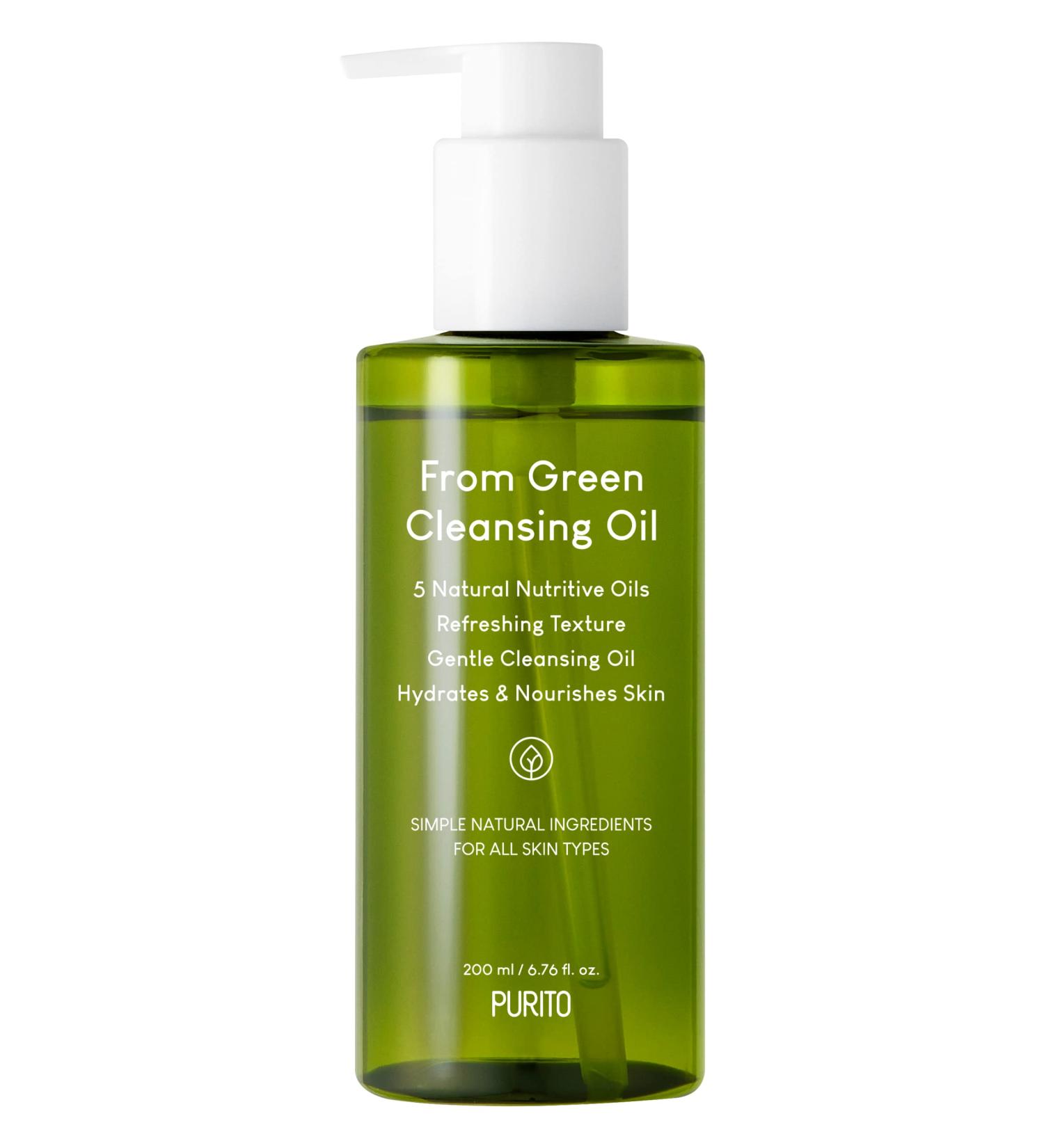 PURITO From Green Cleansing Oil 6.76 fl.oz / 200ml - Gentle Facial Cleanser, Cruelty-free & Vegan, Nature-derived Oils (Renewal) - Buy Online on GoSupps.com