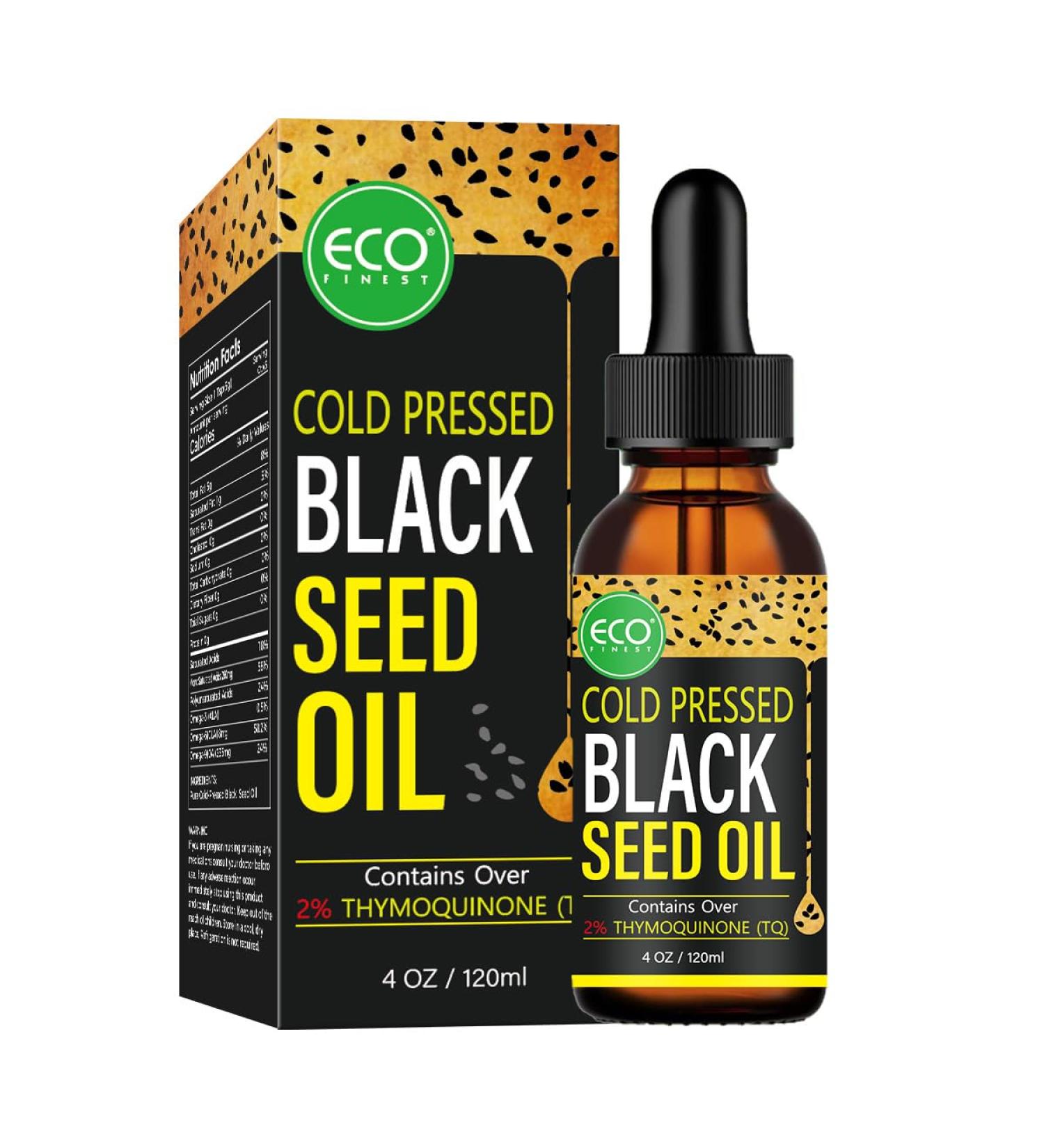Black Seed Oil 100% Virgin Cold Pressed Organic Black Currant Seed Oil Black Cumin Seed Oil Super Antioxidant for Hair & Skin | Vegan Gluten-Free Non-Gmo 2fl Oz - Buy Online on GoSupps.com