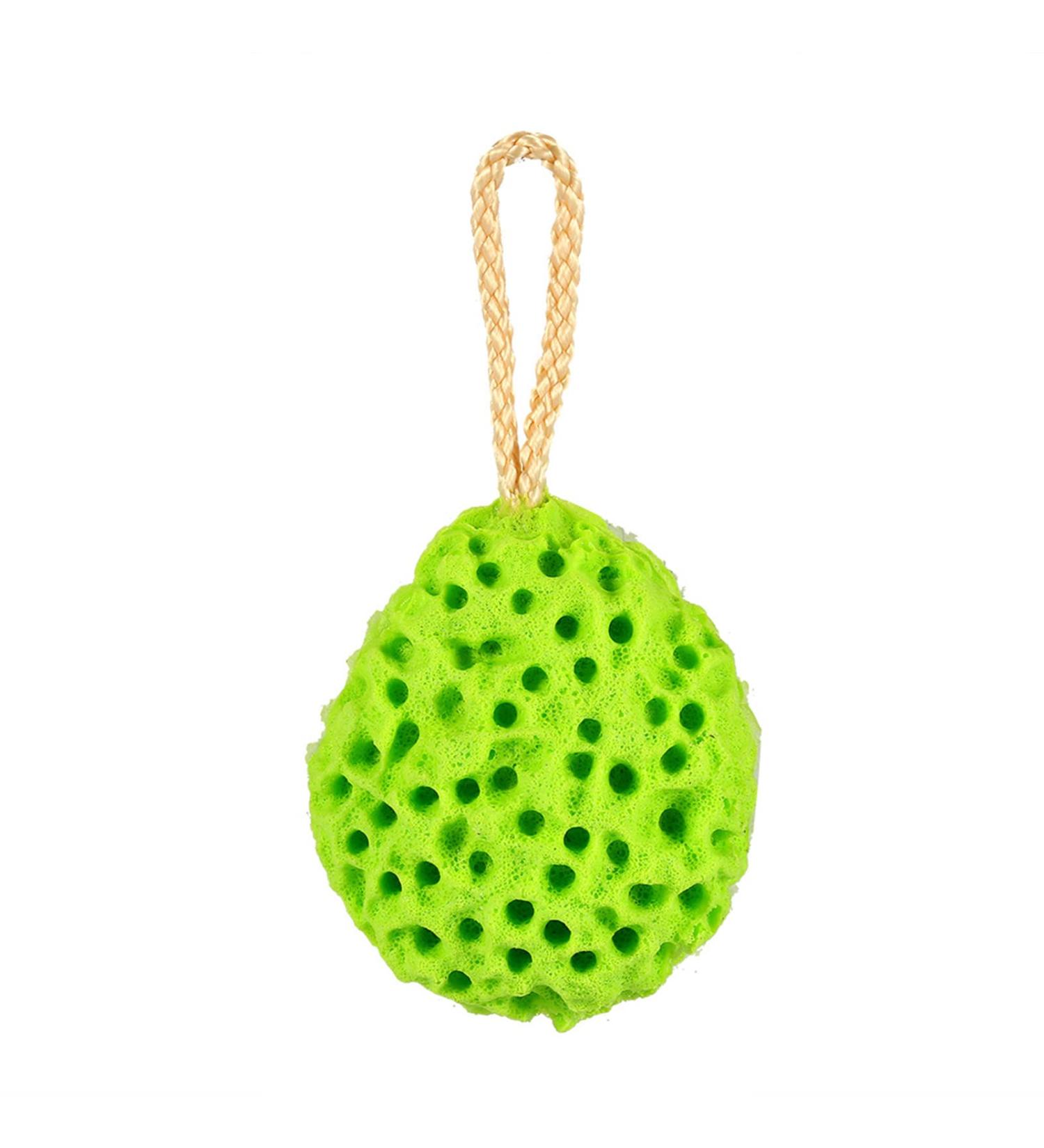 Bath Shower Sponge Bath Mesh Pouf Shower Ball Body Cleansing Scrubber Exfoliating Bath Sponge Bath Ball for Women and Men 4 Colors Optional(Green) - Buy Online on GoSupps.com