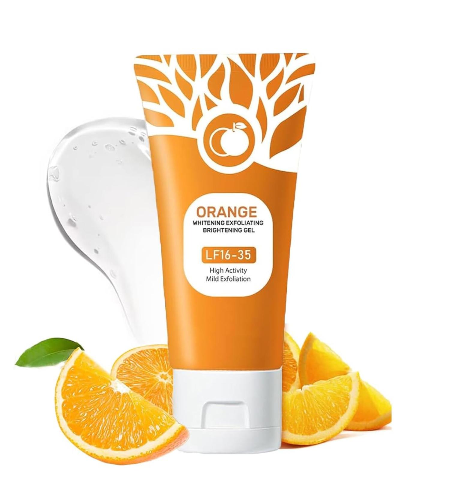 Gentle exfoliating orange Exfoliant Visage Nettoie en profondeur et hydrate la peau tout en liminant les cellules mortes.Peau (1PC 100g) - Buy Online on GoSupps.com