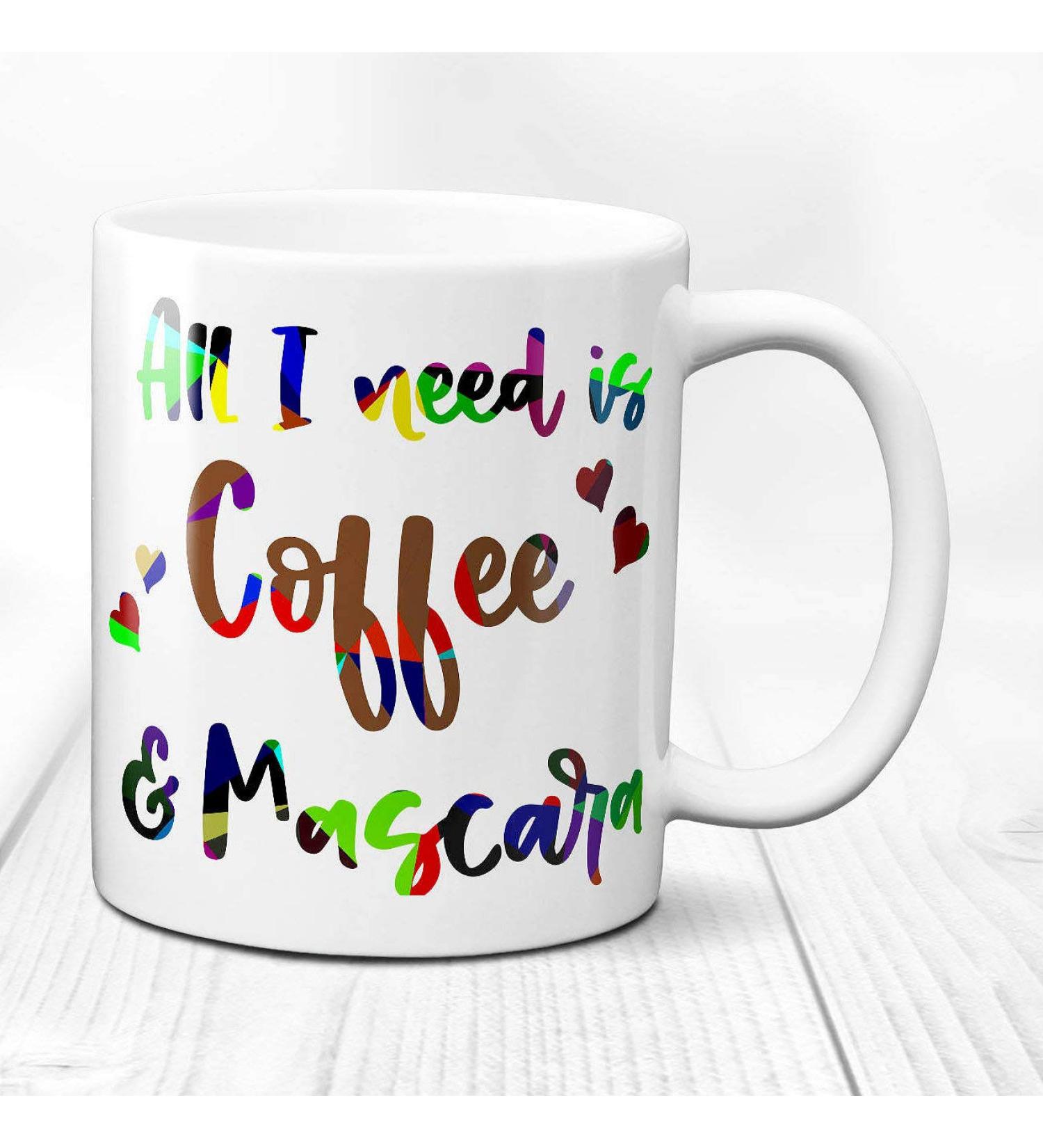 Mascara Coffee Mug/Mascara Mug/Makeup Artist Gift/Makeup Artist Mug/Mascara Coffee Gift/Mascara Gift