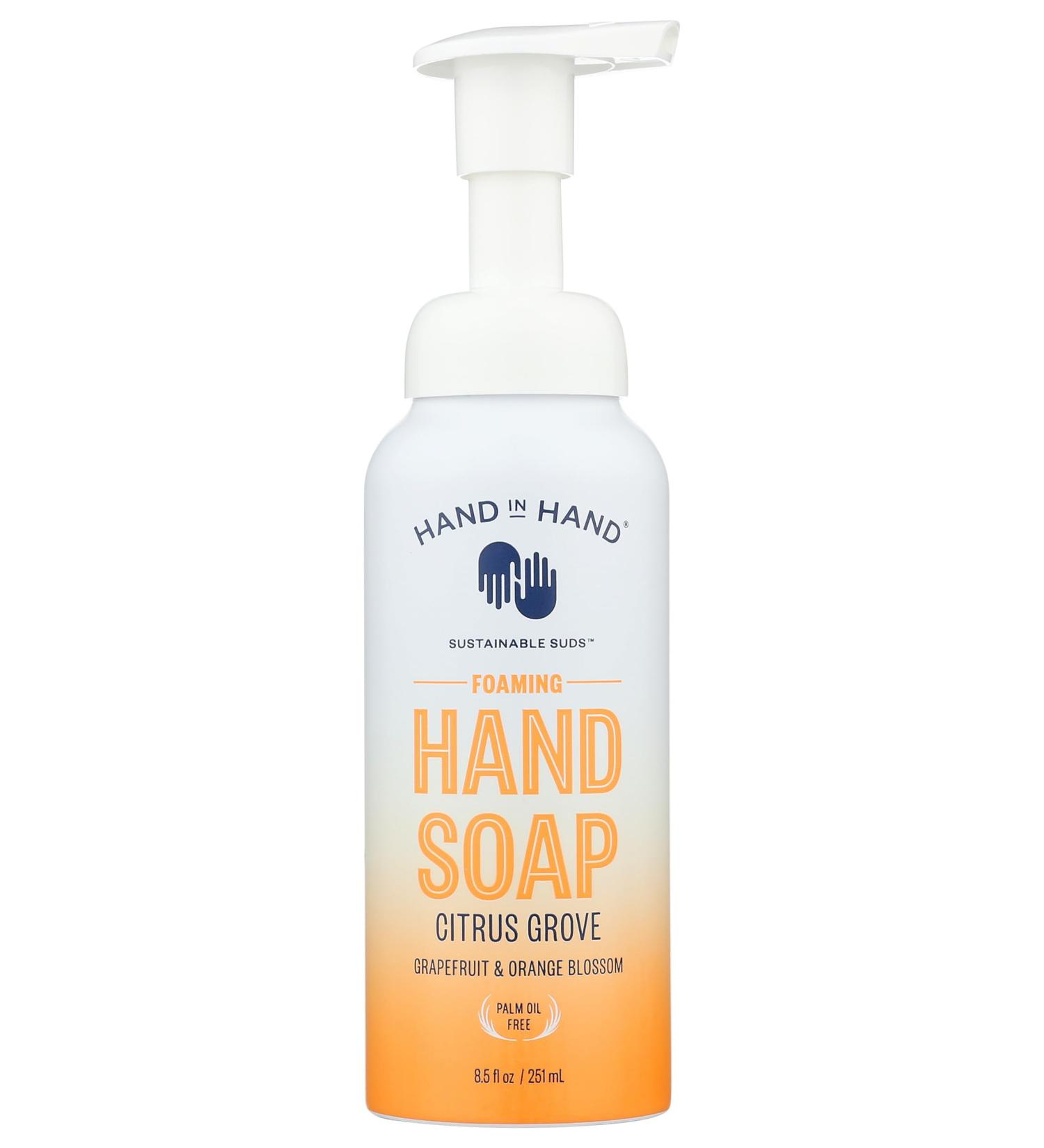 Hand In Hand Soap Hand Foaming Citrus Grove 9 Fl Oz - Buy Online on GoSupps.com