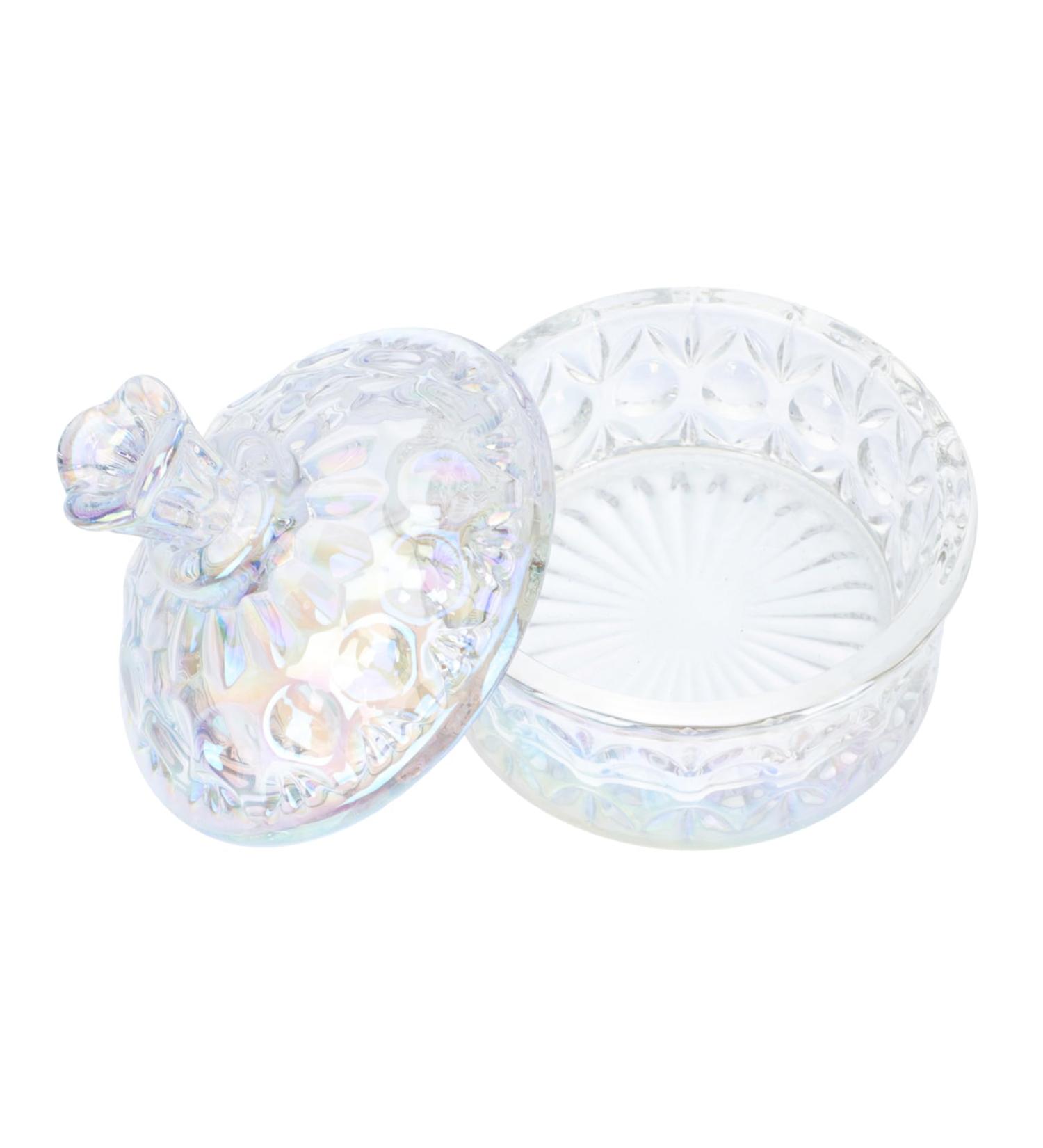 POPETPOP Para U as 1pc Nail Art Crystal Cup Nail Accessories Nail Art Pen Cleaning Cup Clear Plates Manicure Care Tools Container with Lid Nail Art Tools Dappen Dish for Nails Art Plate 8x8cm Assorted Color - Buy Online on GoSupps.com