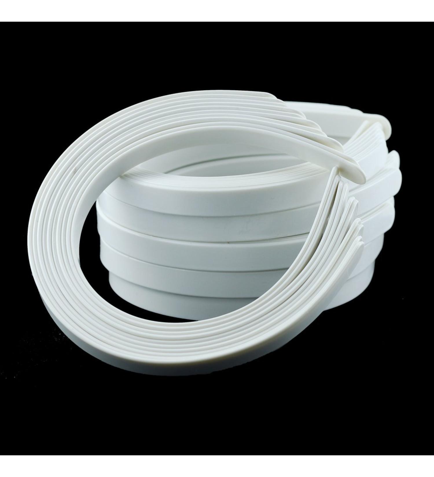 Amersumer 50PCS 1/2 Girls Plain No Teeth DIY Plastic Headbands - Black (WHITE) Hair Accessories - Buy Online on GoSupps.com