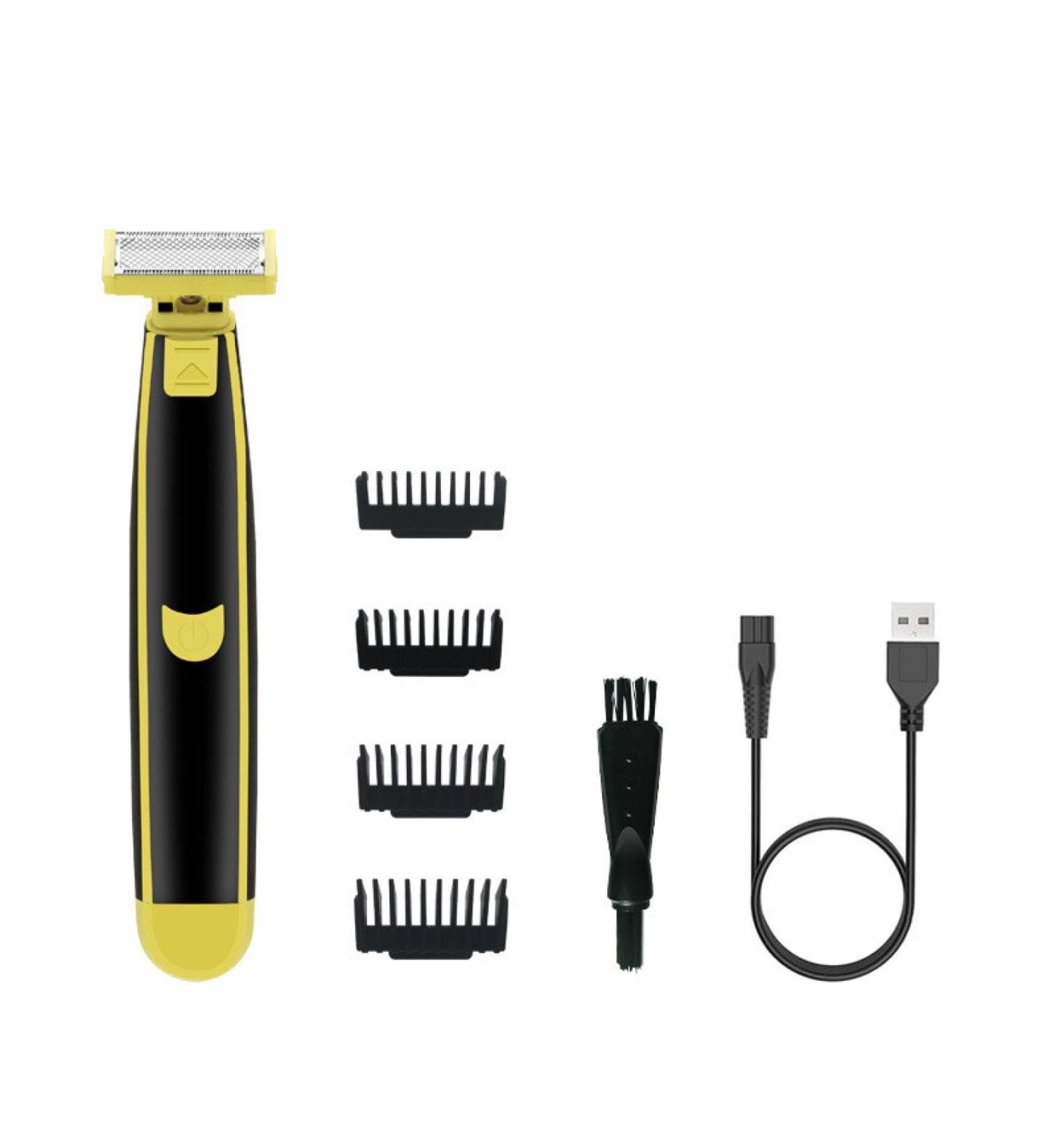 Full Body Waterproof Electric Shaver for Men | Ergonomic Wet & Dry Rotary Beard Trimmer | Double Shave Facial Grooming - Buy Online on GoSupps.com