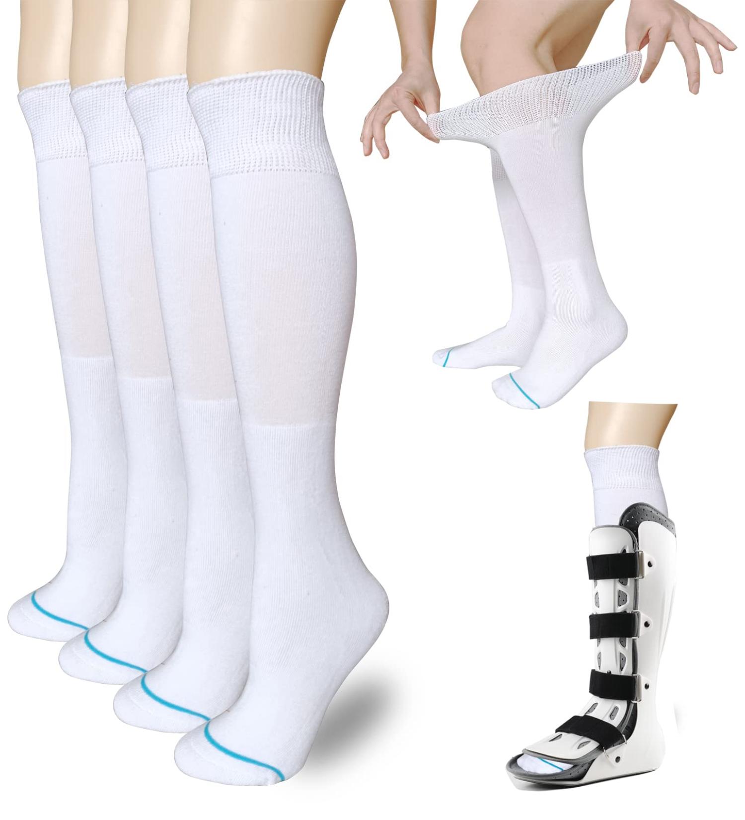 VEIGIKE Orthopedic Walking Boot Liner - White, 2 Pairs - Buy Online on GoSupps.com