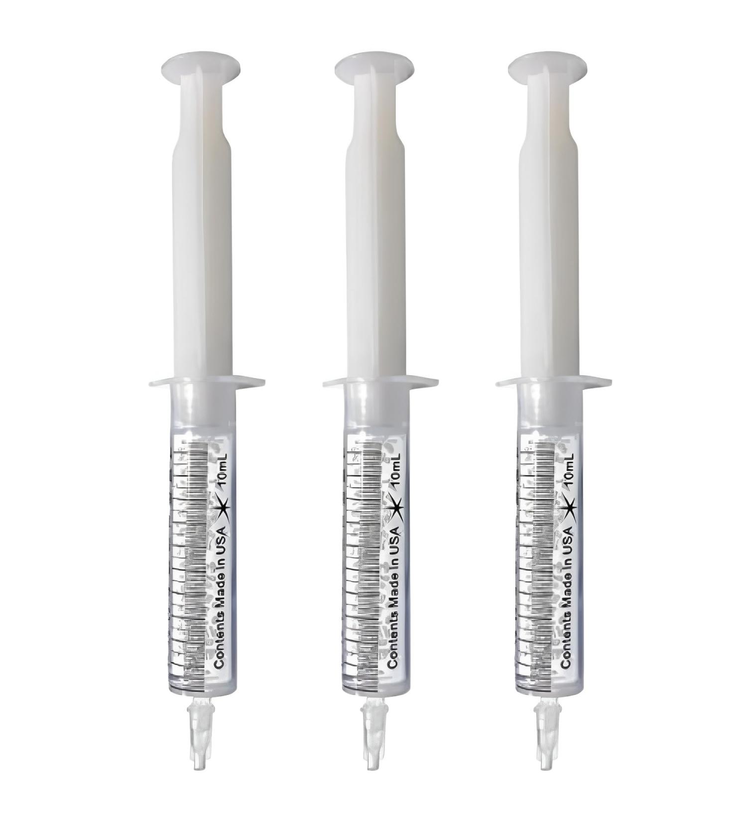 Teeth Whitening Gel Refill Syringes Kit - Vegan & Organic 36% Carbamide Peroxide | Natural Whitening Solution for Sensitive Teeth - Pack of 3 - Buy Online on GoSupps.com