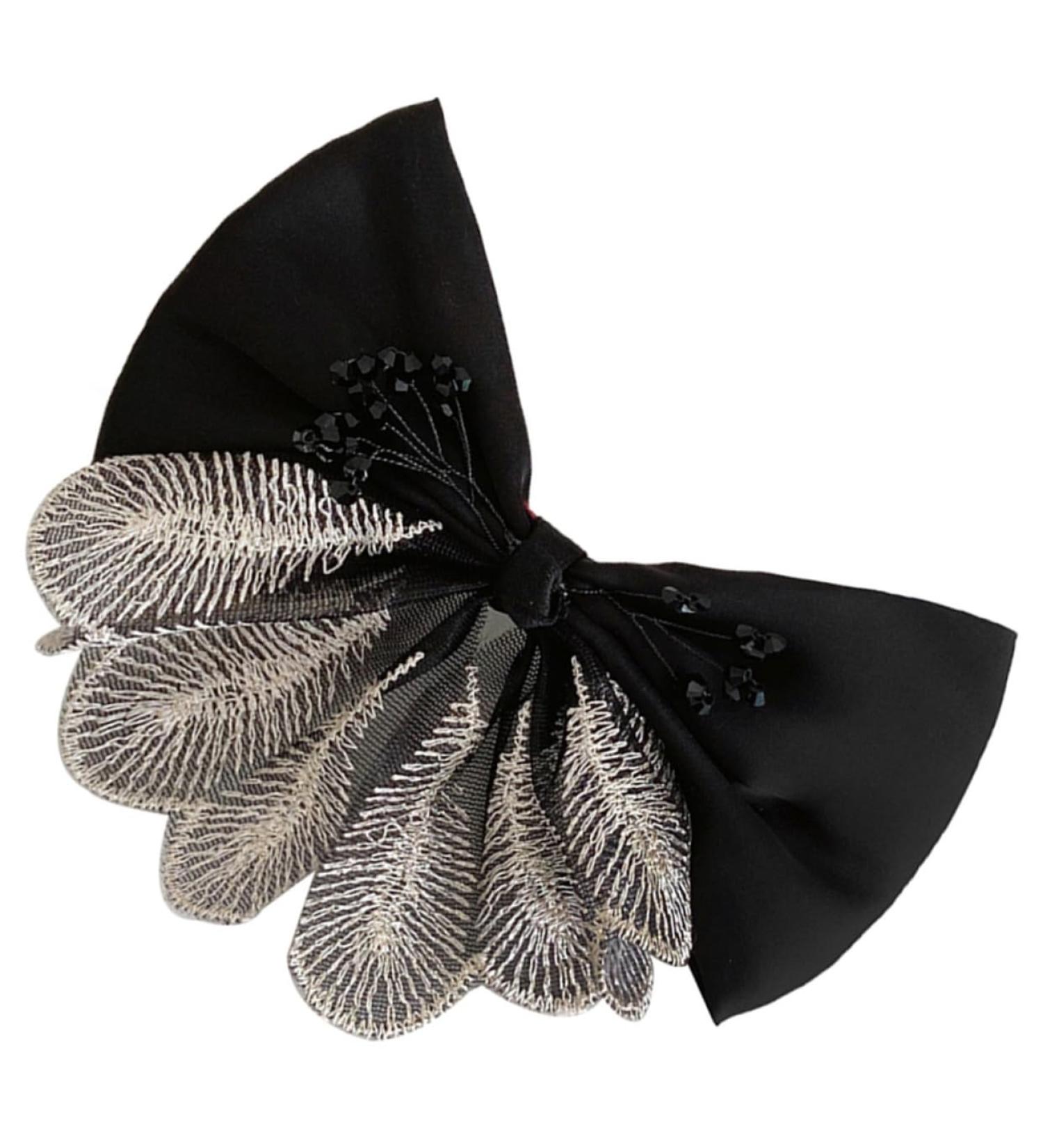 FOMIYES Bow Hairpin Headress Bow Womens Hair Clips Black Hair Bow Hair Ties for Women Bowknot Hair Pin Womens Hair Accessories Xmas Bowknot Headwear Bow Ribbon Fabric Halloween Miss - Buy Online on GoSupps.com