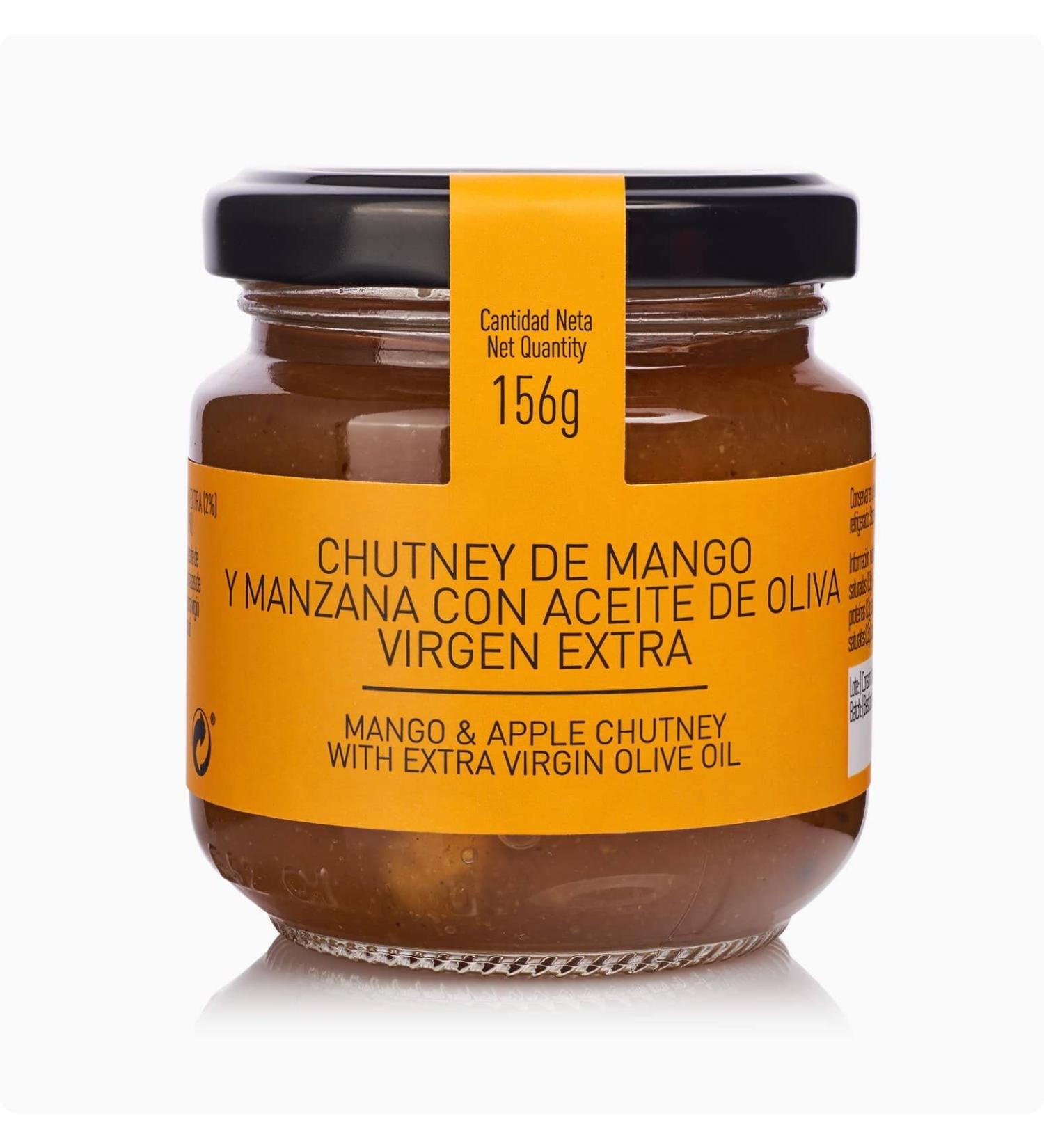 Mango and Apple Chutney with Extra Virgin Olive Oil