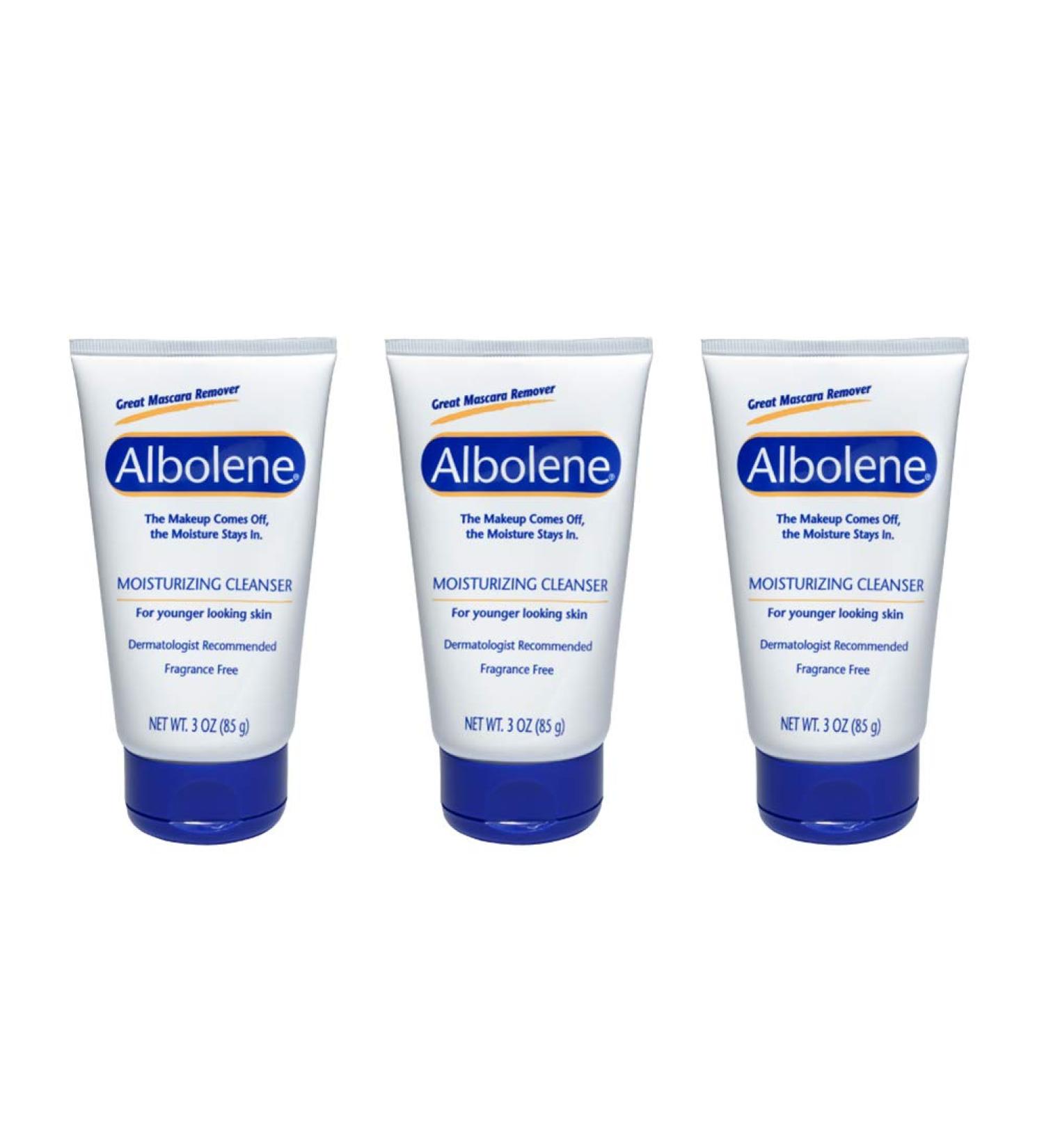 Albolene Face Moisturizer and Makeup Remover 3oz - Fragrance-Free Cleansing Balm (Pack of 3) - Buy Online on GoSupps.com