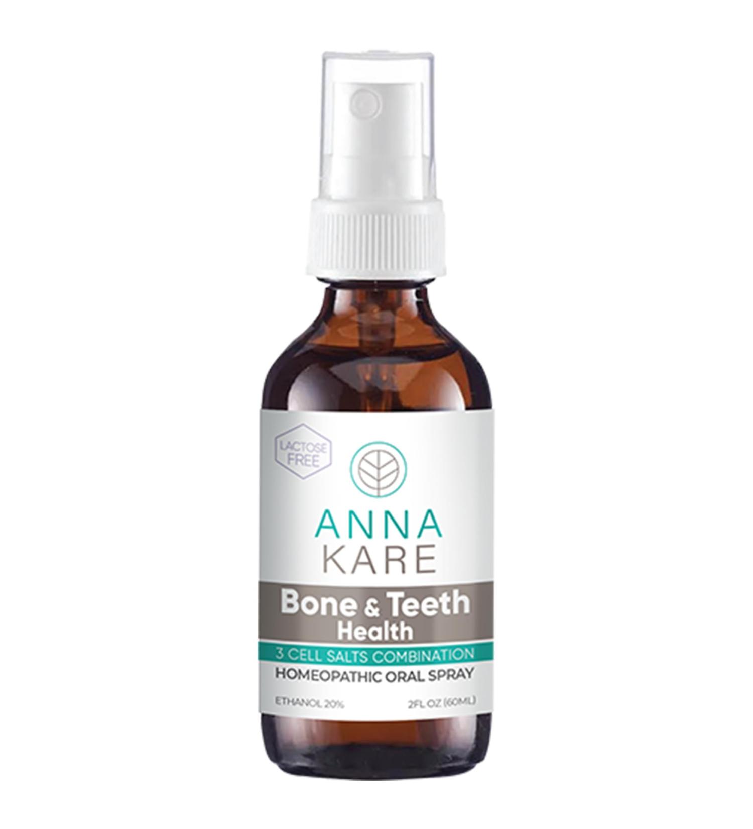 Bone & Teeth Health Cell Salts 3 Schuessler Cell Salts Blend for Bone & Dental Health Tooth Remineralization Cavity Protection & Gum Support | 60 ml Oral Spray for Kids & Adults by AnnaKare - Buy Online on GoSupps.com